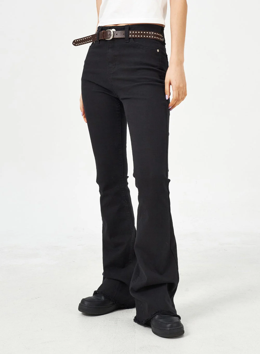 Slim Fit Bootcut Pants CM321 - Image 2