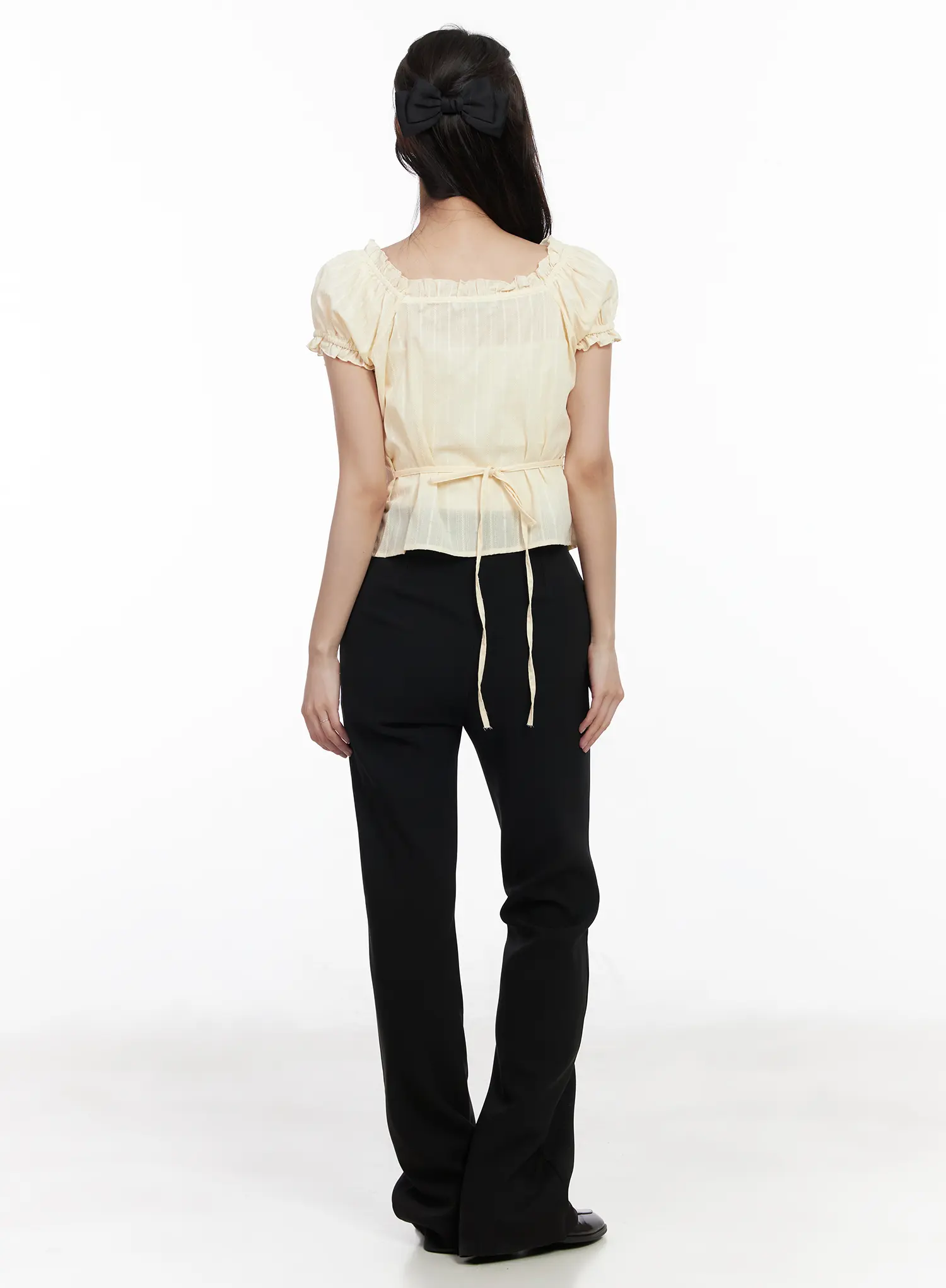 Slim Fit Bootcut Trousers CM531 - Image 7
