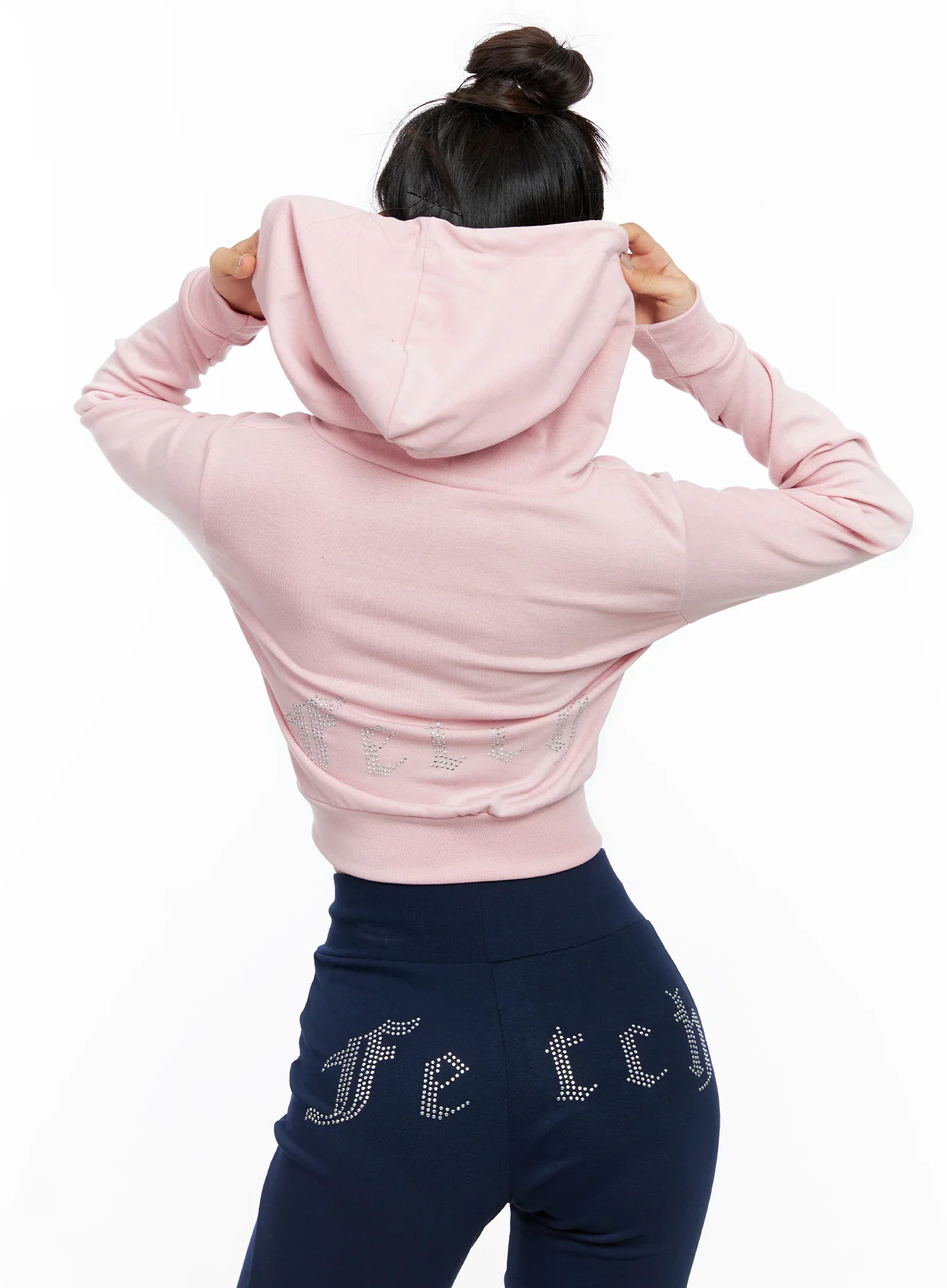 Slim Fit Cropped Zip-Up Hoodie CO515 - Image 11