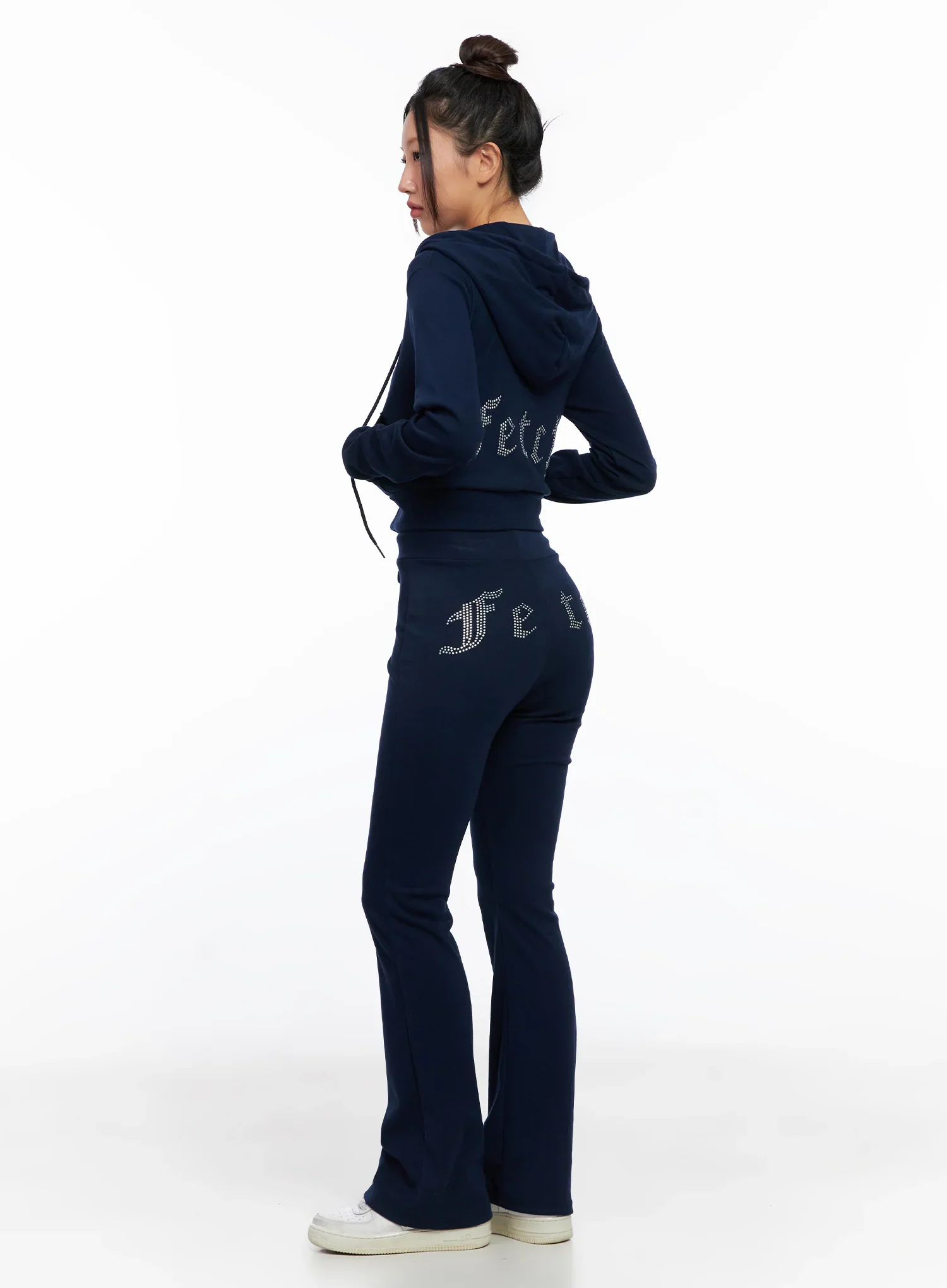 Slim Fit Cropped Zip-Up Hoodie CO515 - Image 7