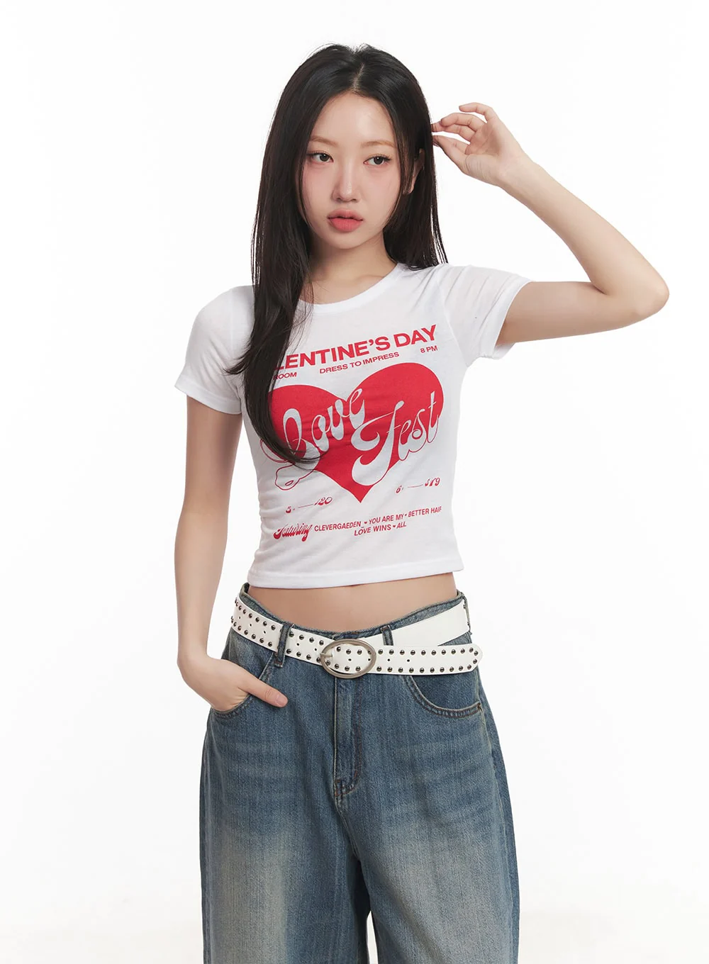 Slim-Fit Graphic Top  CA525 - Image 10