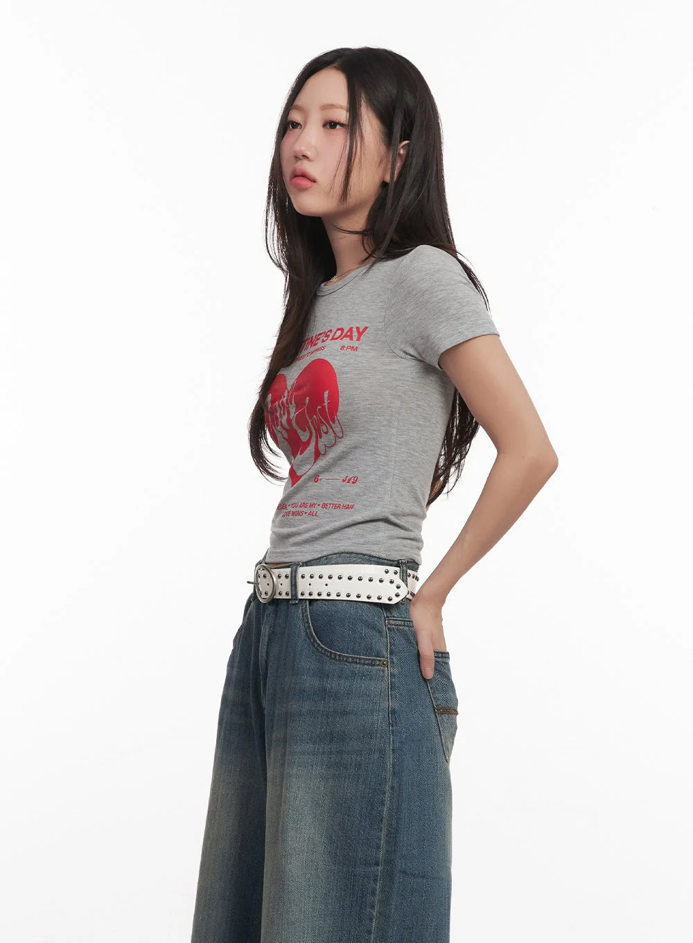 Slim-Fit Graphic Top  CA525 - Image 5