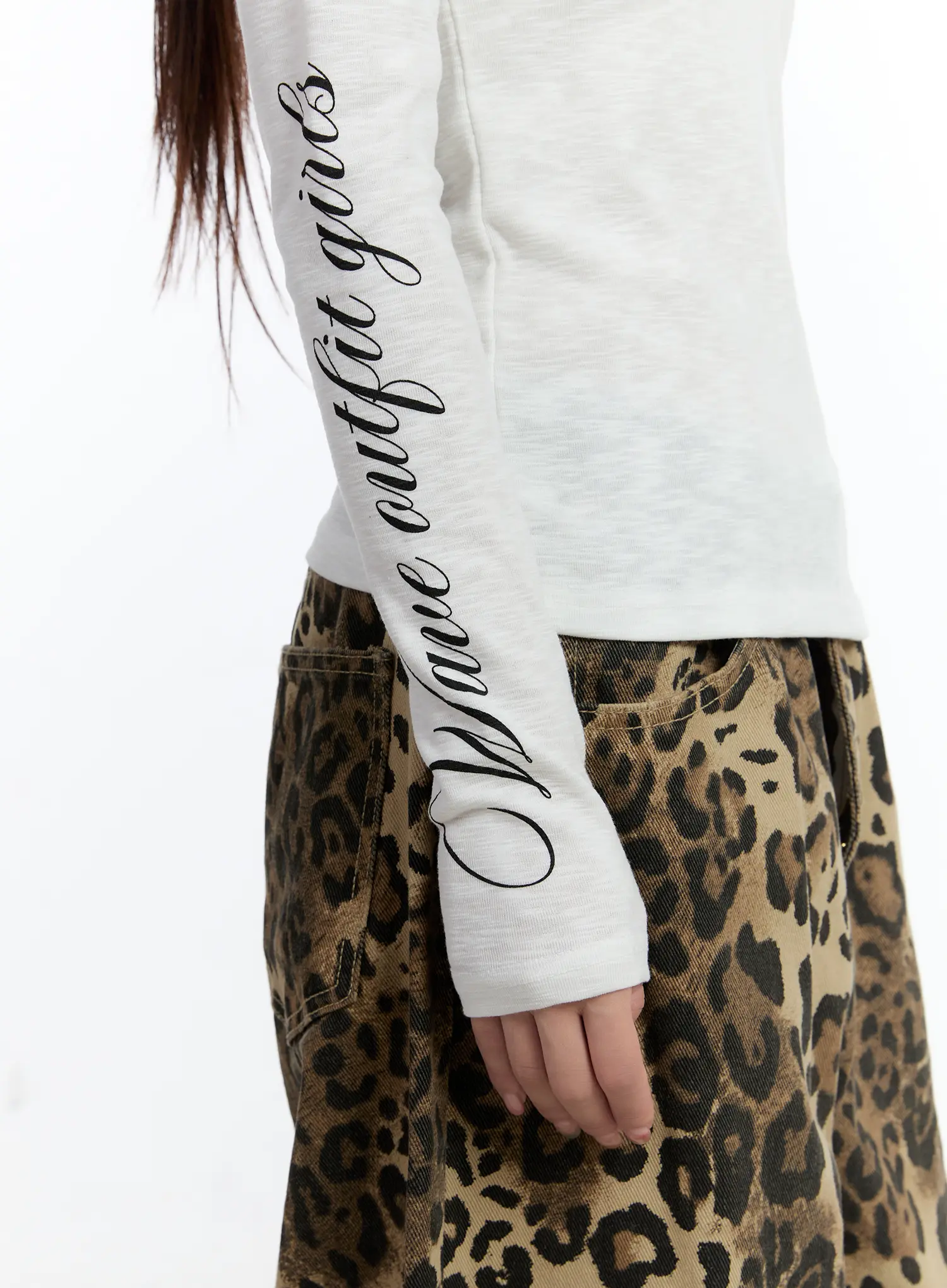 Slim Fit Printed Hoodie CN524 - Image 5