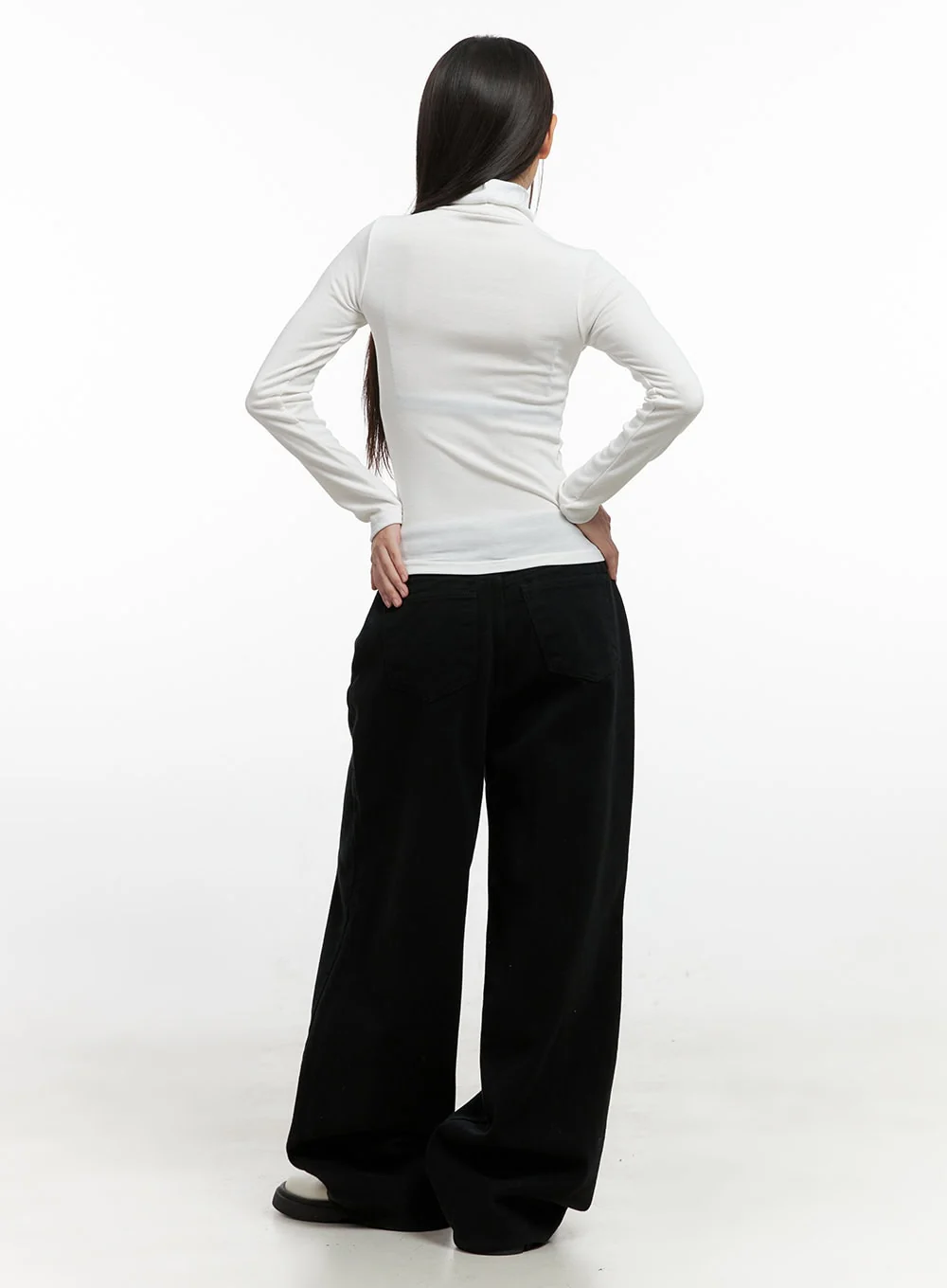 SlimFit Turtle Neck Top CN415 - Image 4
