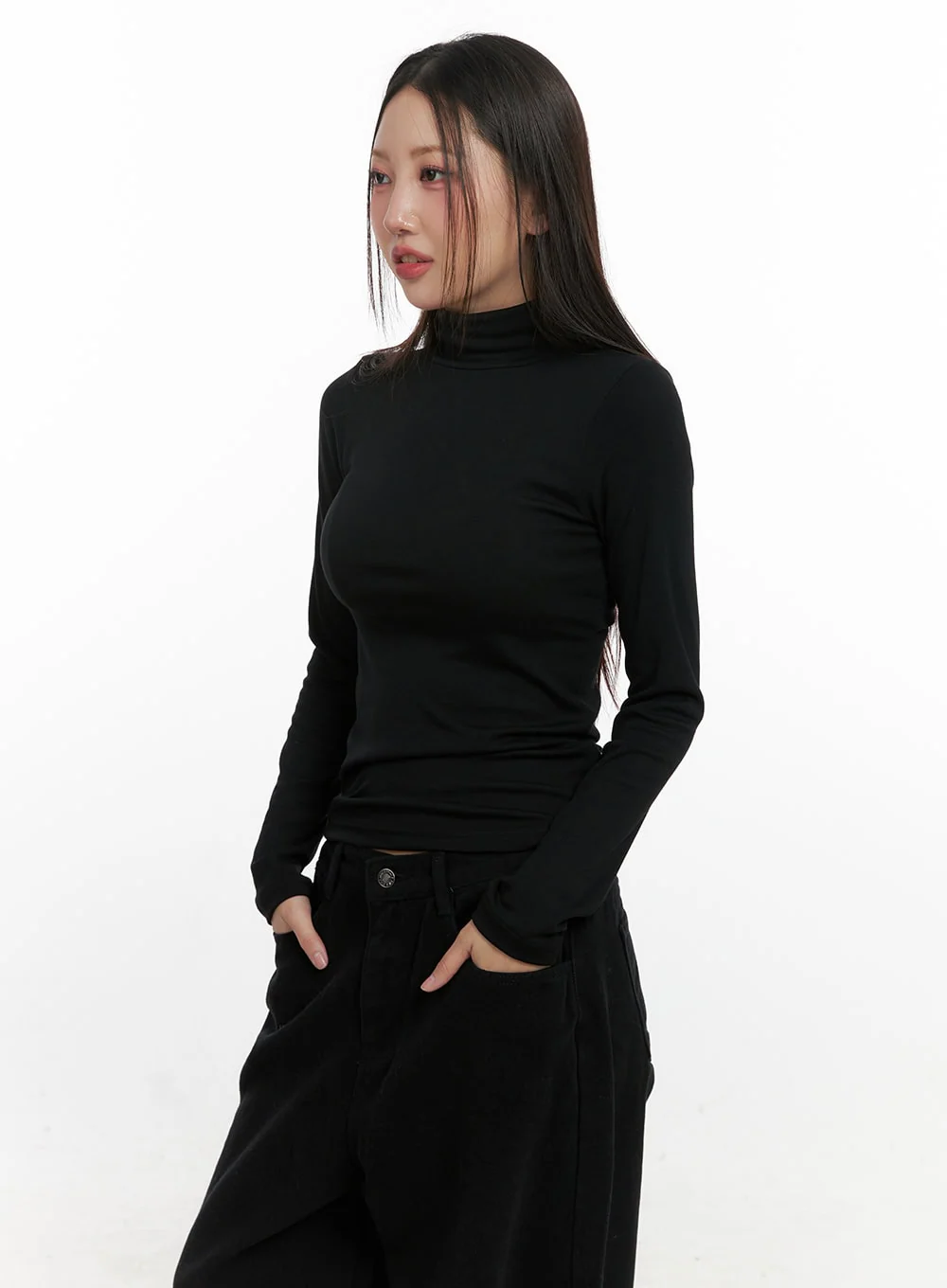 SlimFit Turtle Neck Top CN415 - Image 9