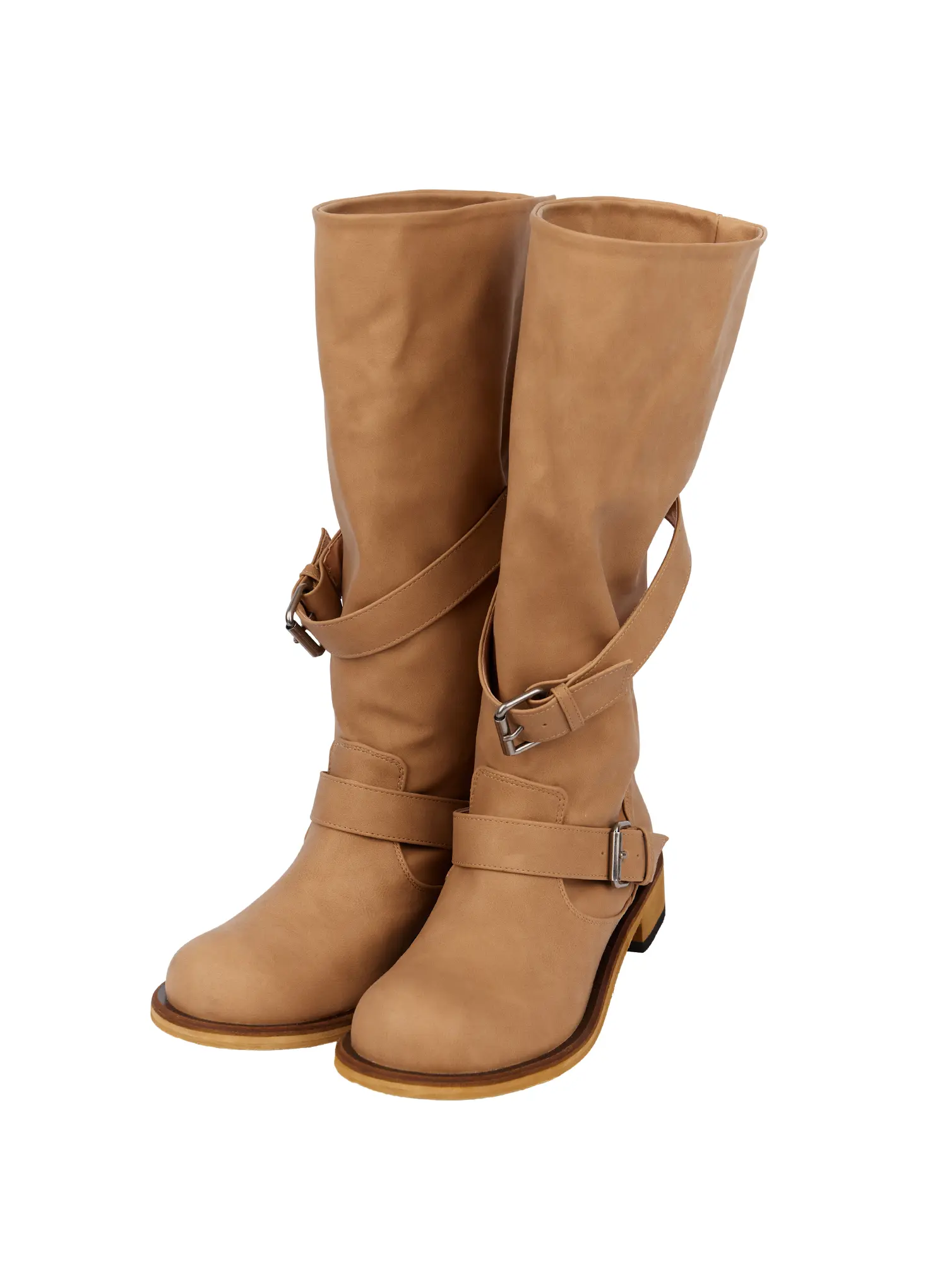 Slouchy Mid-Calf Boots CA503 - Image 12