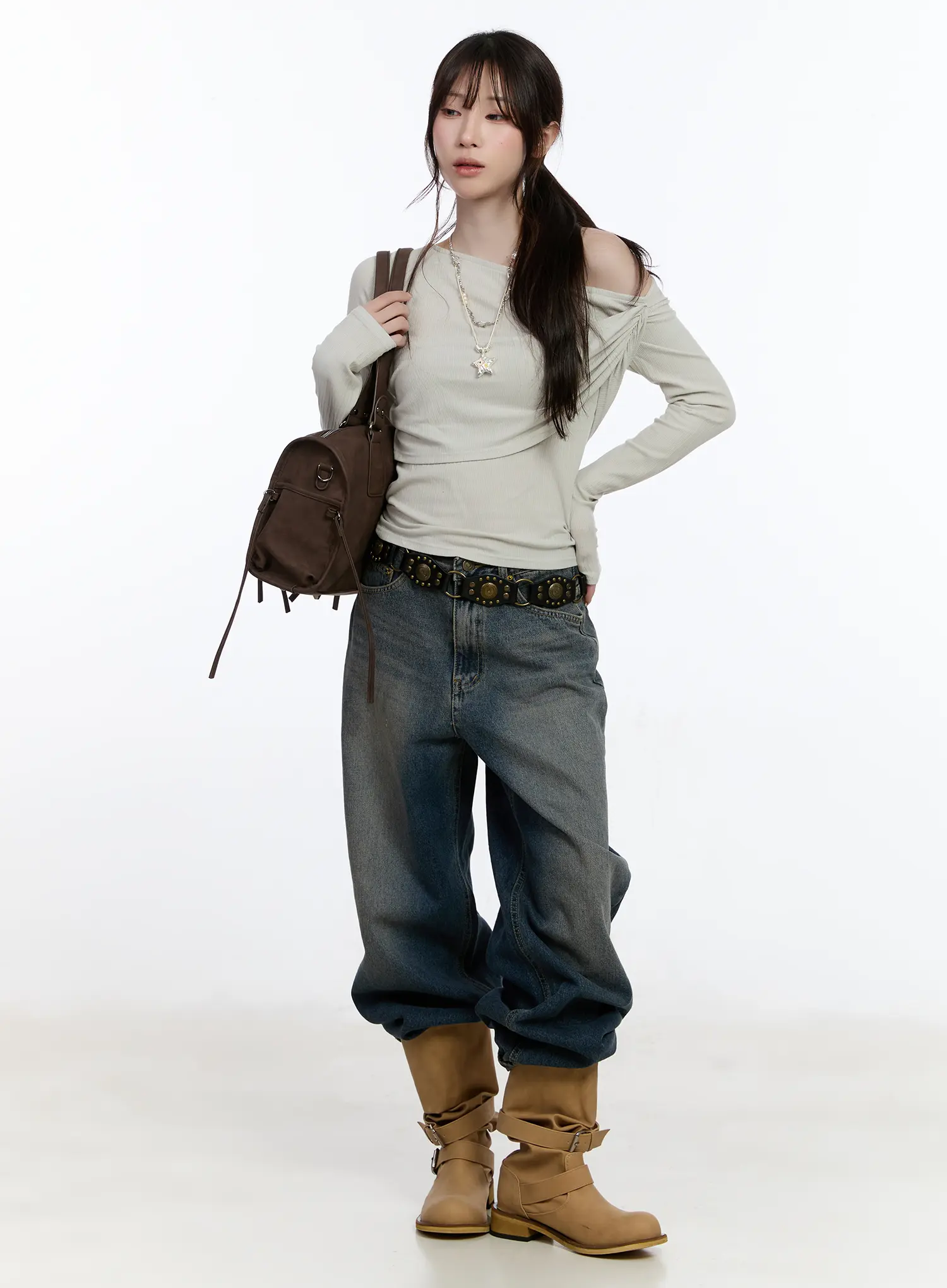 Slouchy Mid-Calf Boots CA503 - Image 3