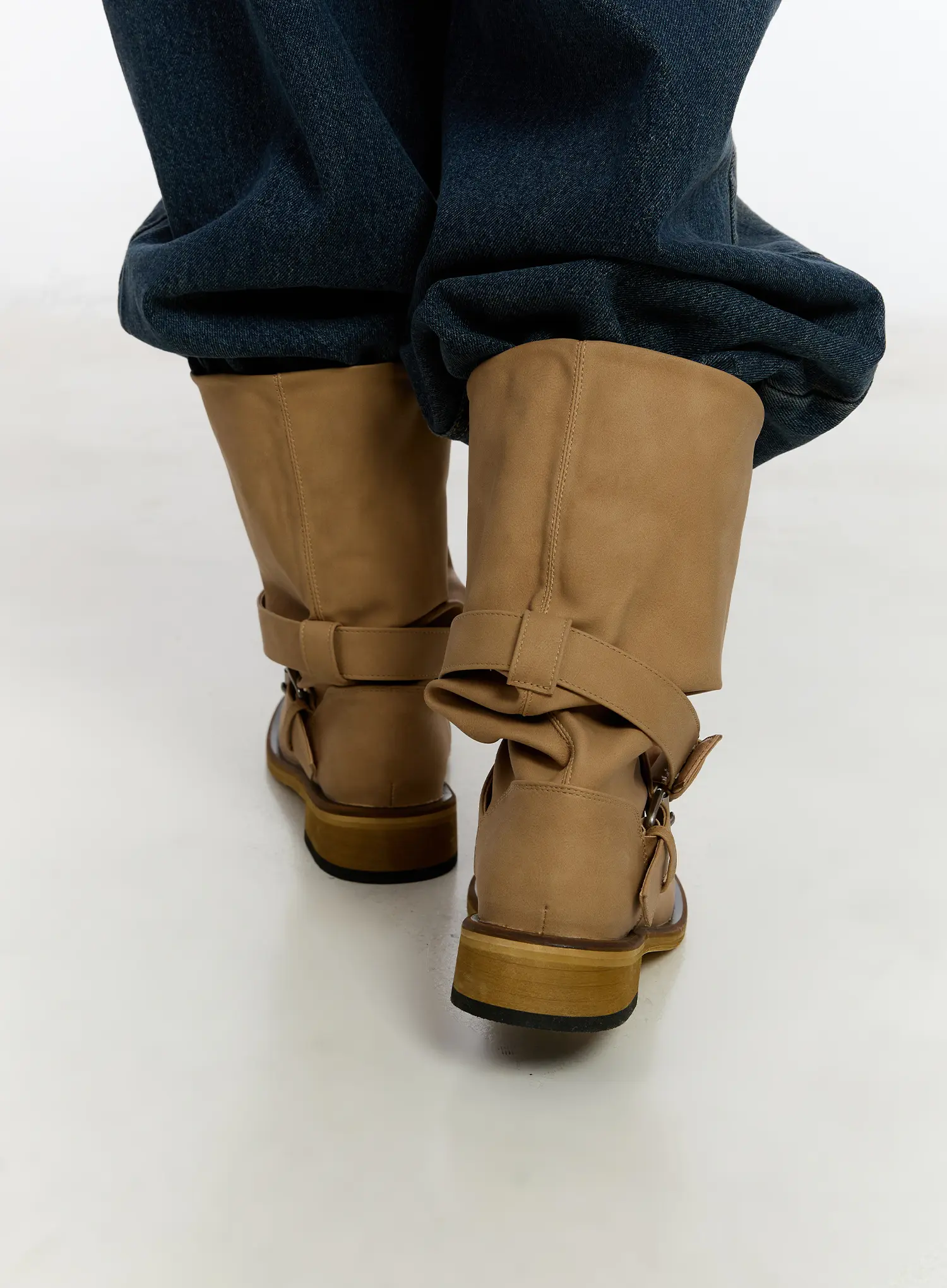 Slouchy Mid-Calf Boots CA503 - Image 5