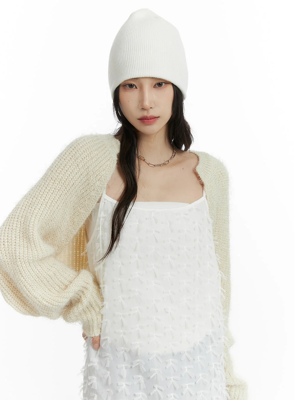 Soft Knit Bolero Sweater CM405 - Image 2