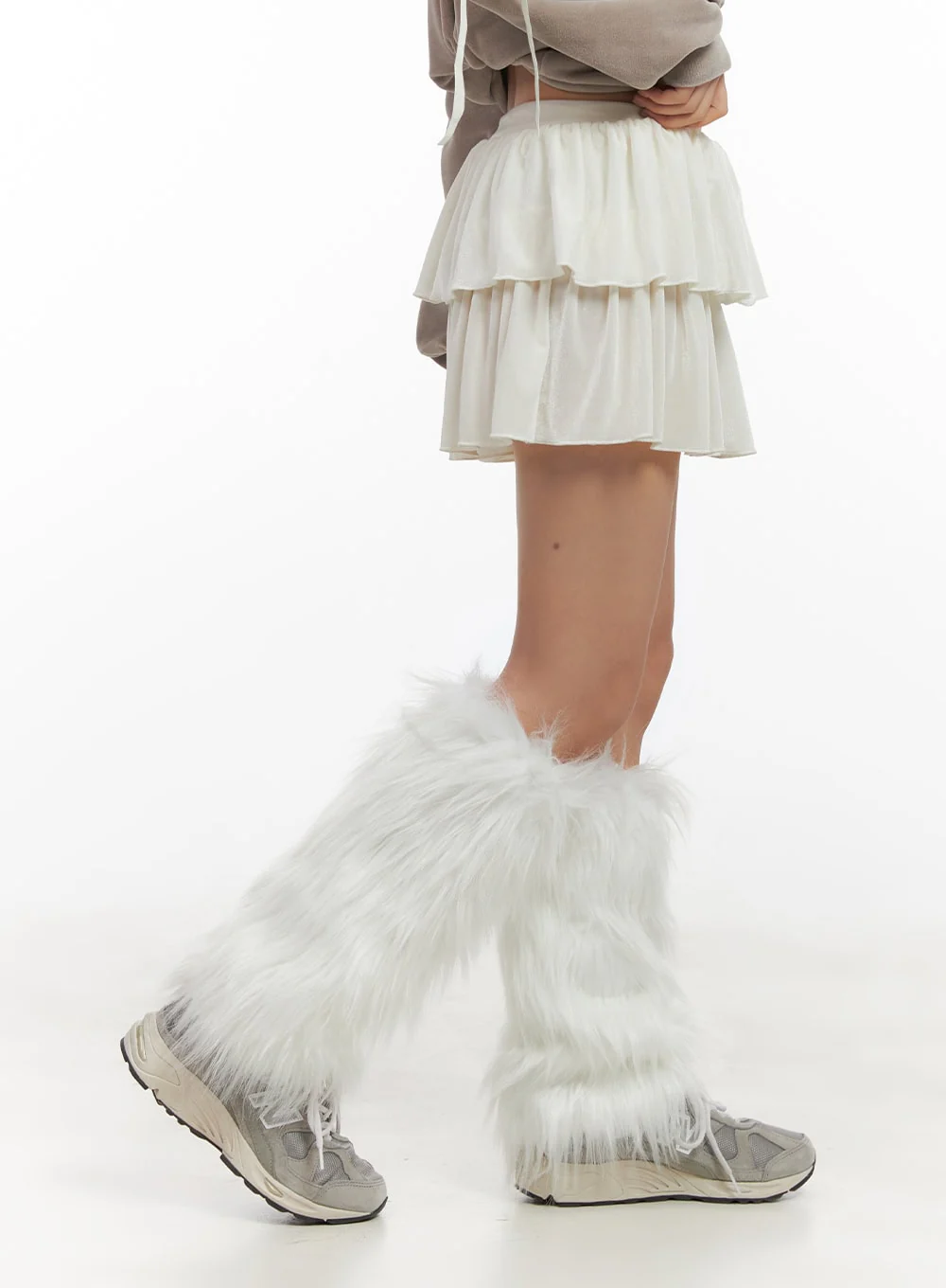 Soft Touch Ruffle Mini Skirt CD411 - Image 5