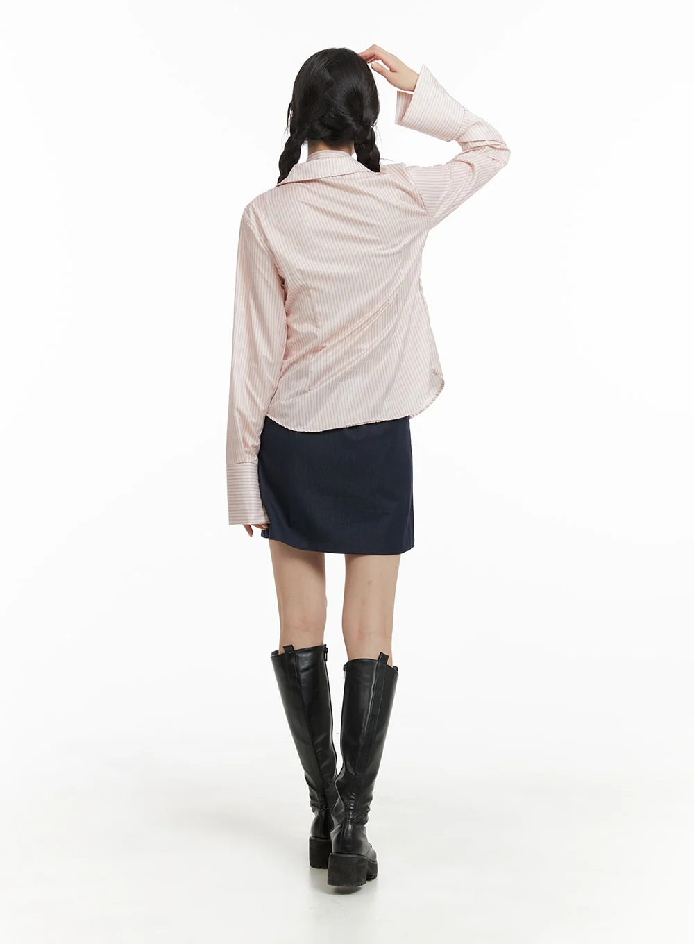 Solid Chic Mini Skirt OM421 - Image 5