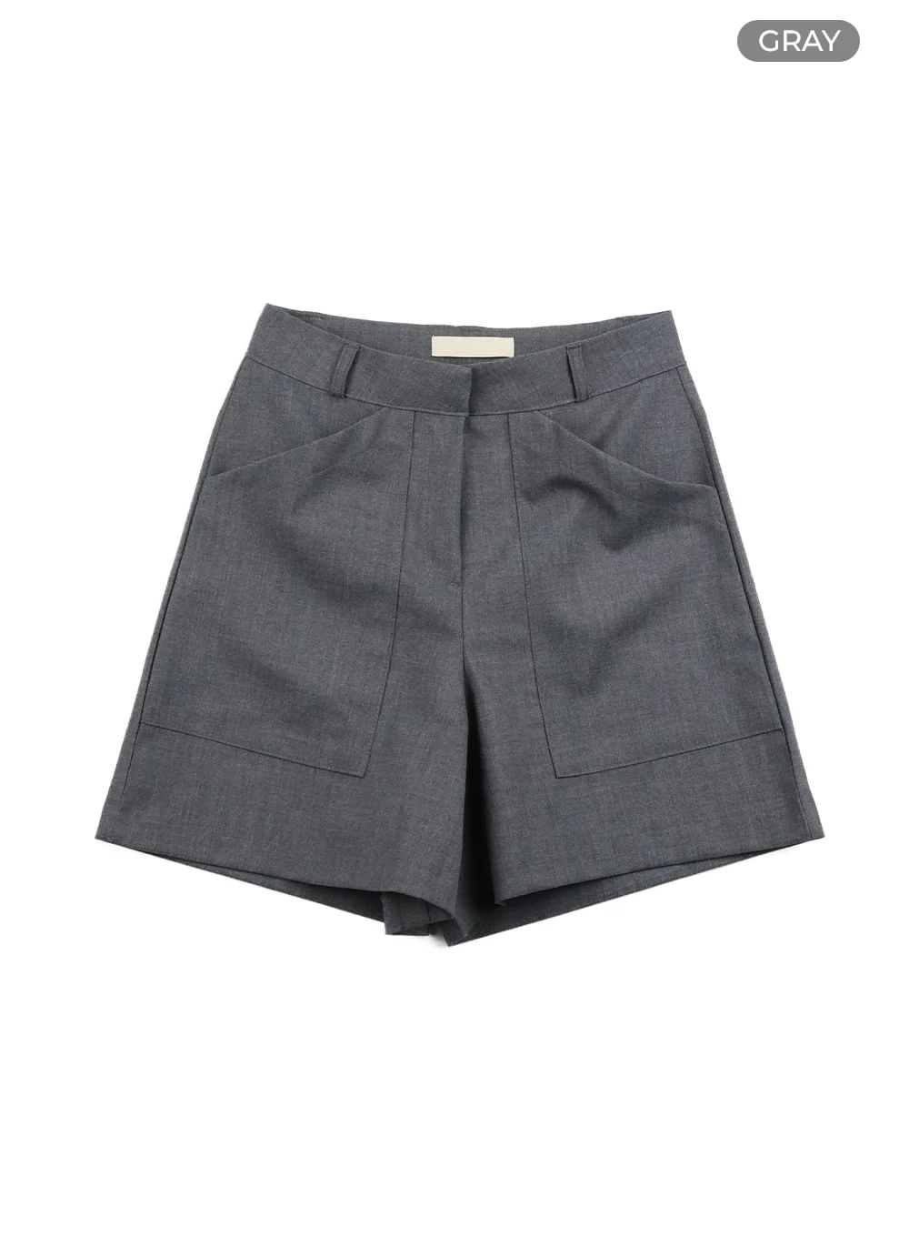 Solid Loose Fit Shorts OA429 - Image 10
