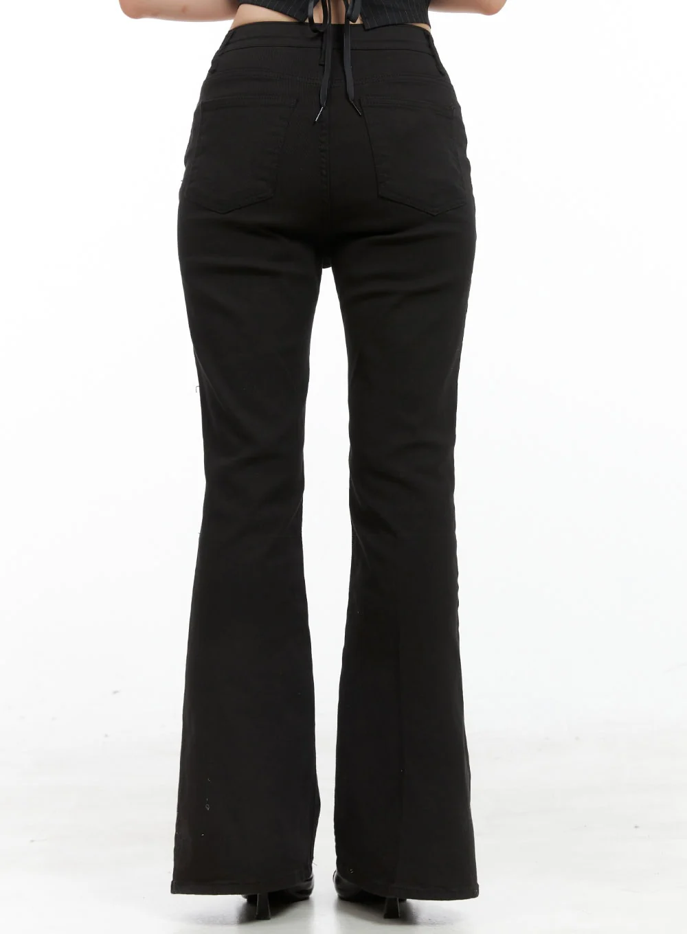 Solid Slim Bootcut Pants CG409 - Image 5