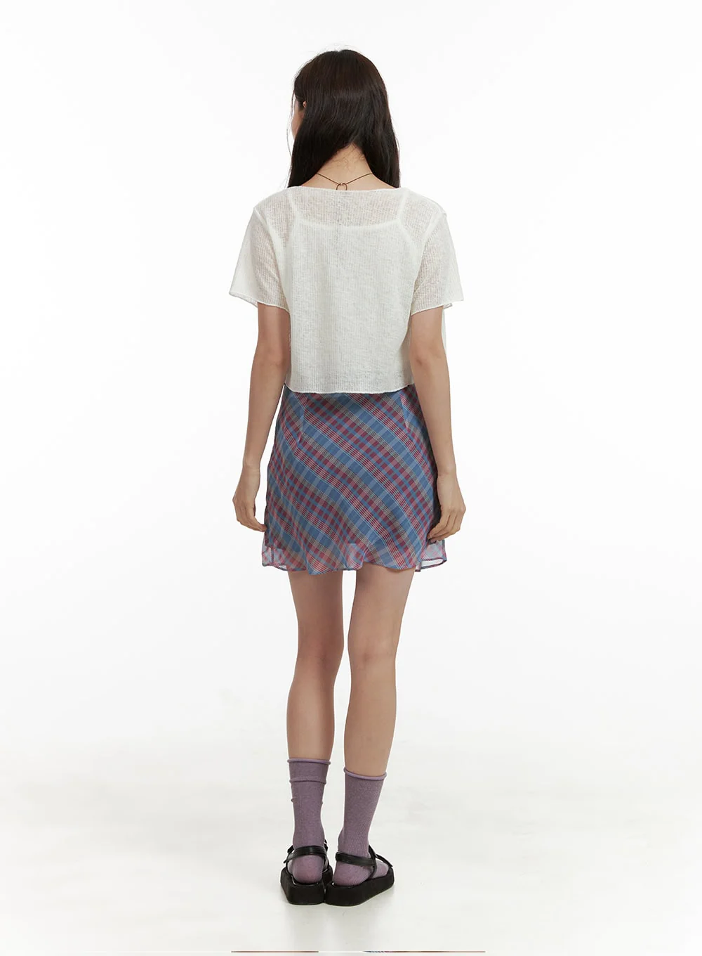 Solid Summer Top and Cardigan OU413 - Image 3