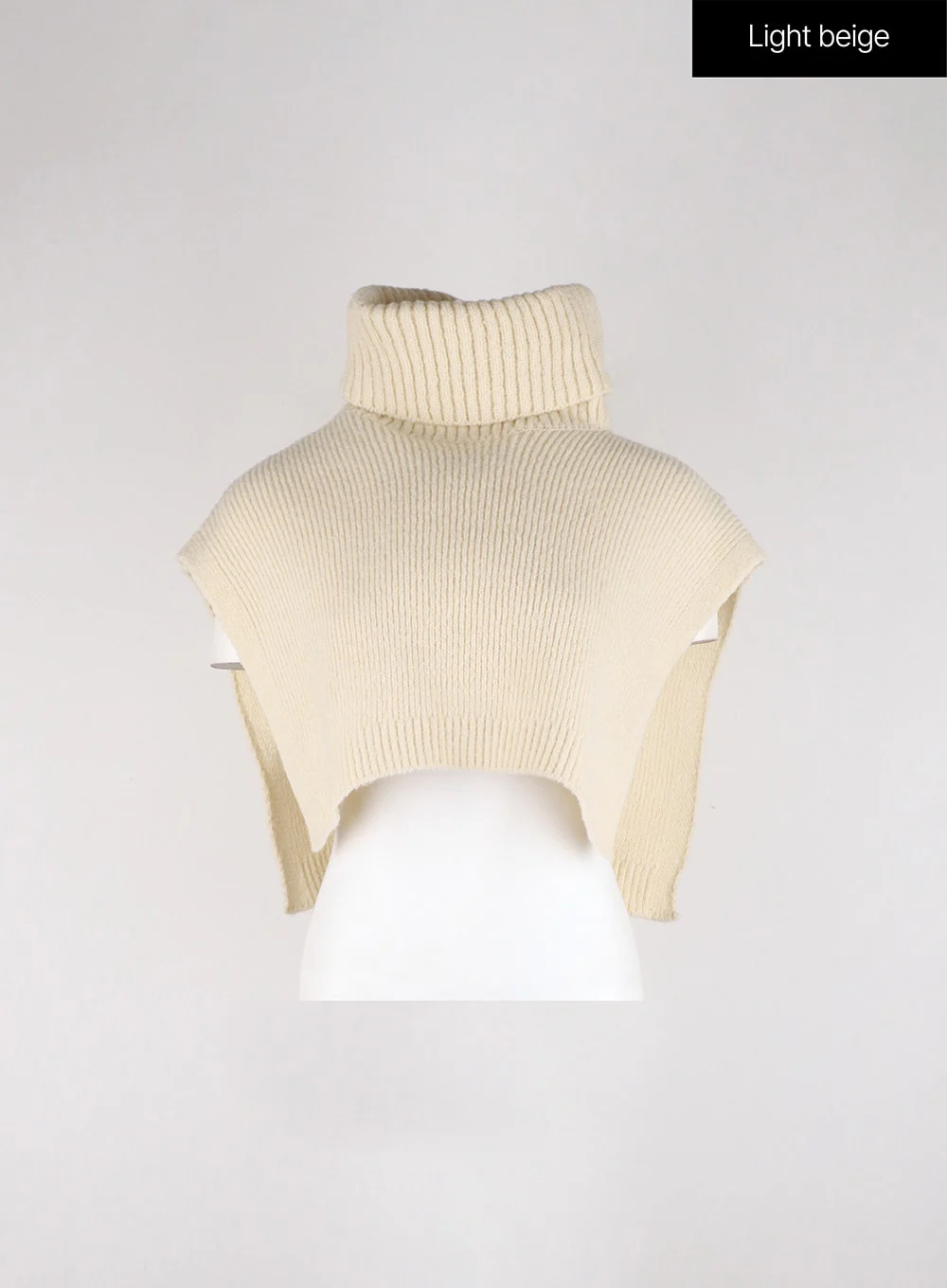 Solid Turtleneck Crop Knit Vest OD326 - Image 11