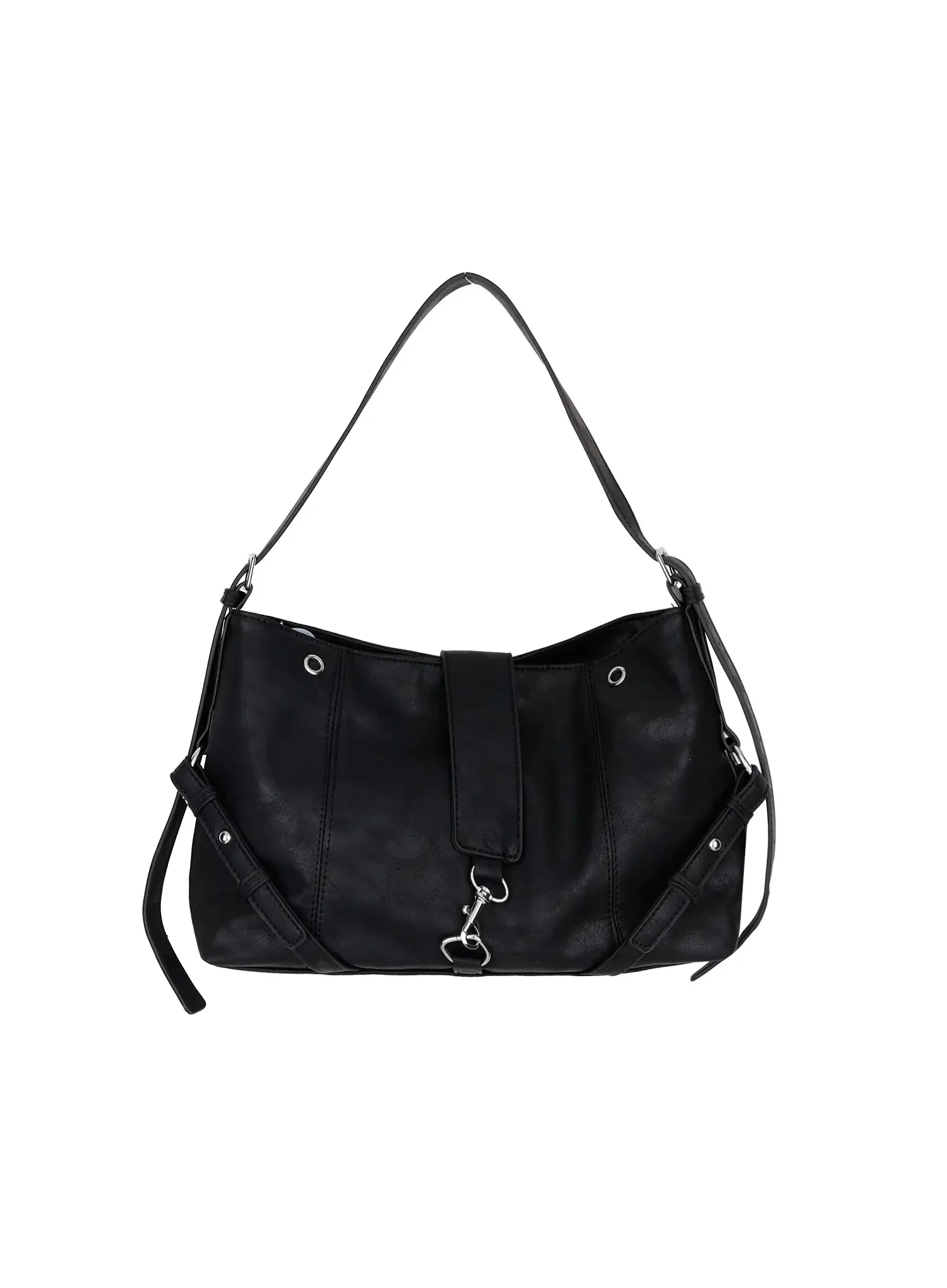 Square Buckle Shoulder Bag IA527 - Image 7