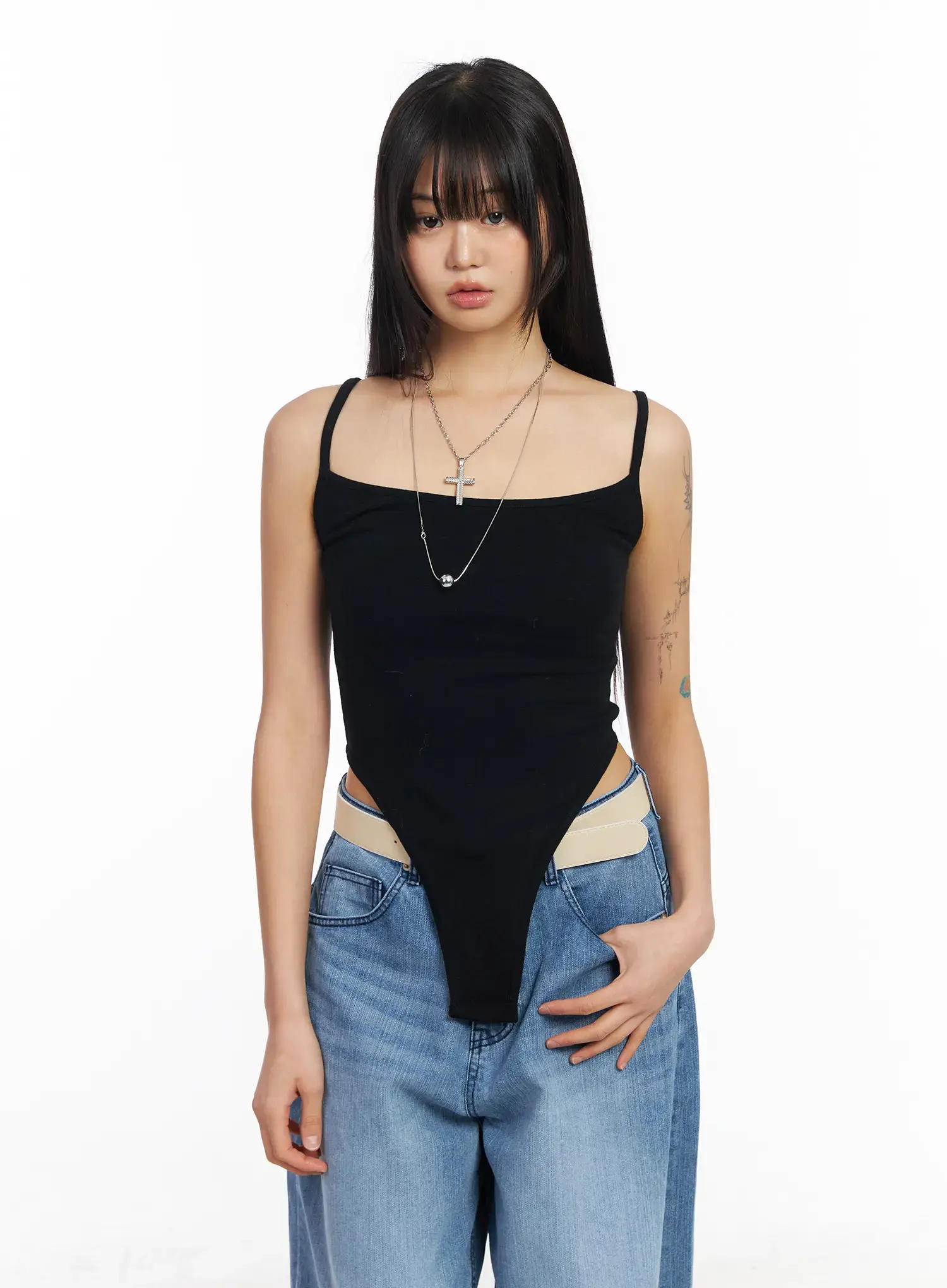 Square Neck Bodysuit CF506 - Image 2