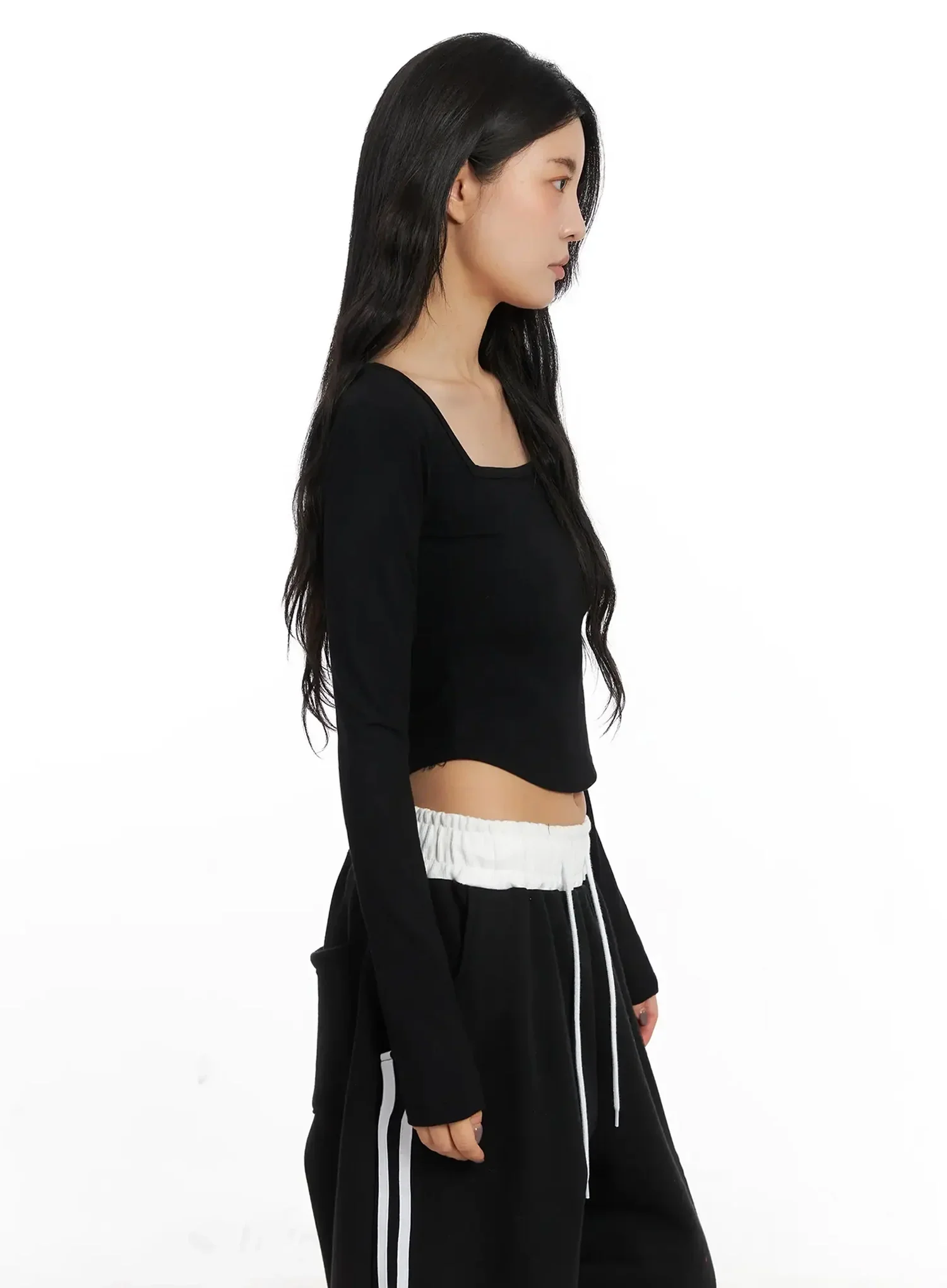 Square Neck Crop Top IN528 - Image 8
