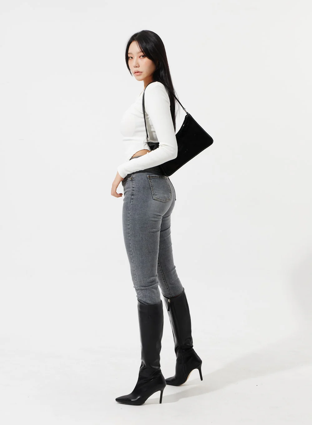 Square Neck Cropped Top IM307 - Image 13