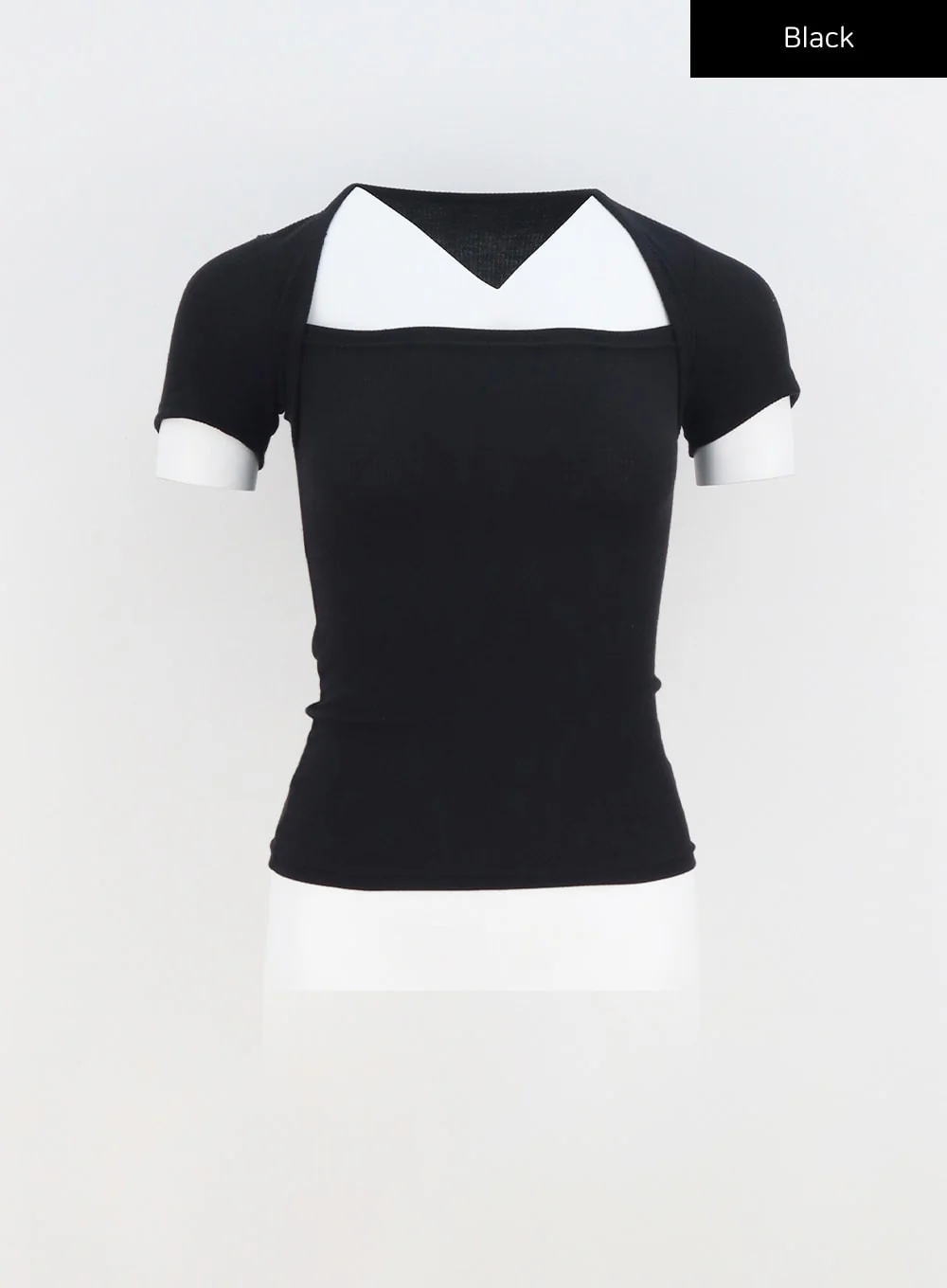 Square Neck Knit Tee CA320 - Image 27