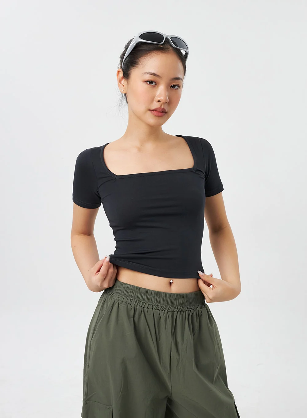 Square Neck Tee CY308 - Image 4