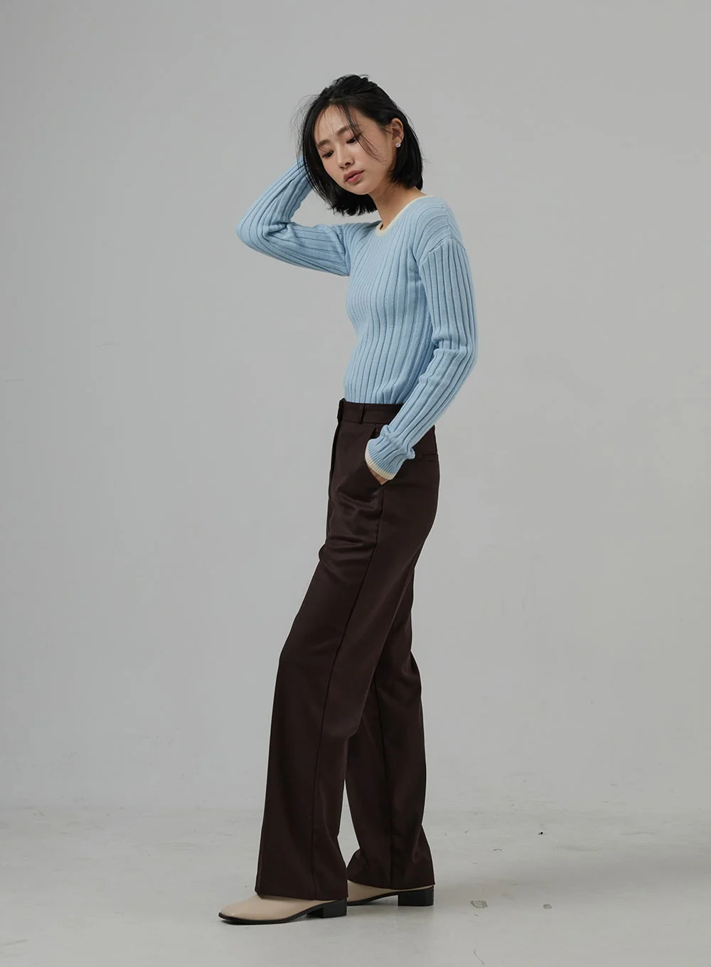 Square Toe Loafers OJ302 - Image 9