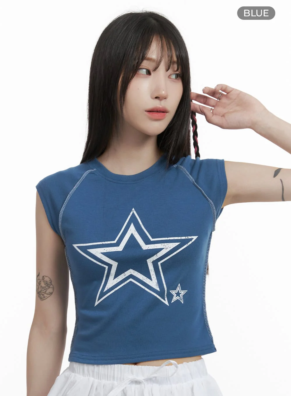 Star Graphic Tee OA426 - Image 6
