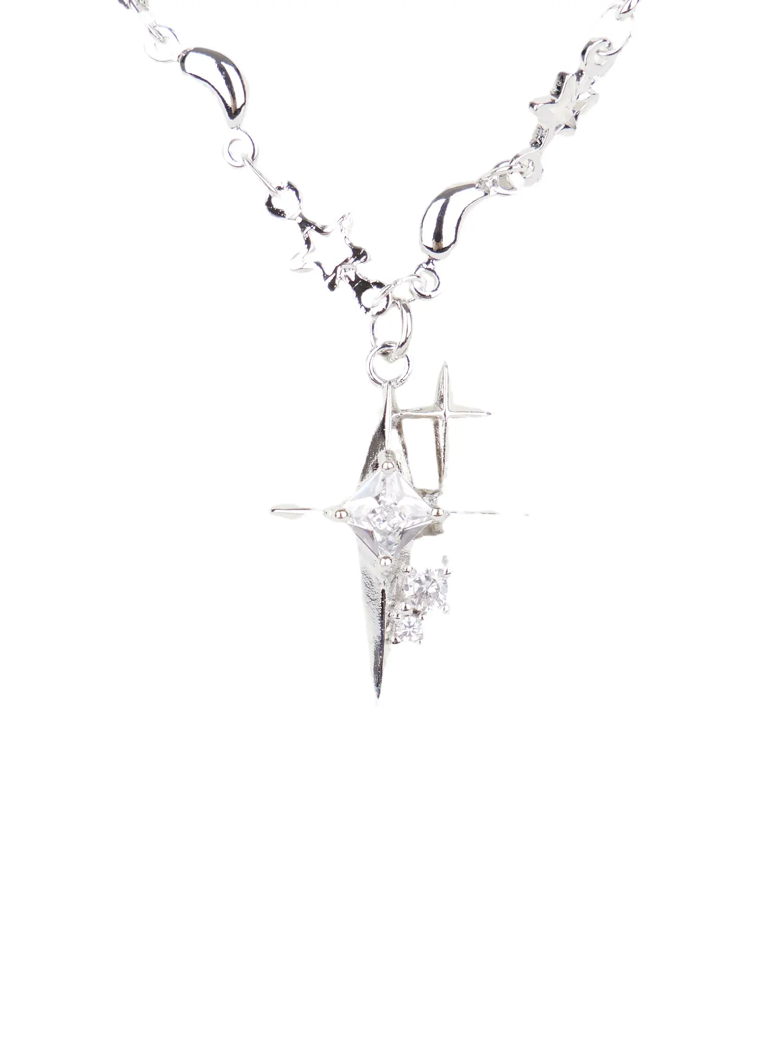 Star Pendant Necklace CJ523 - Image 4