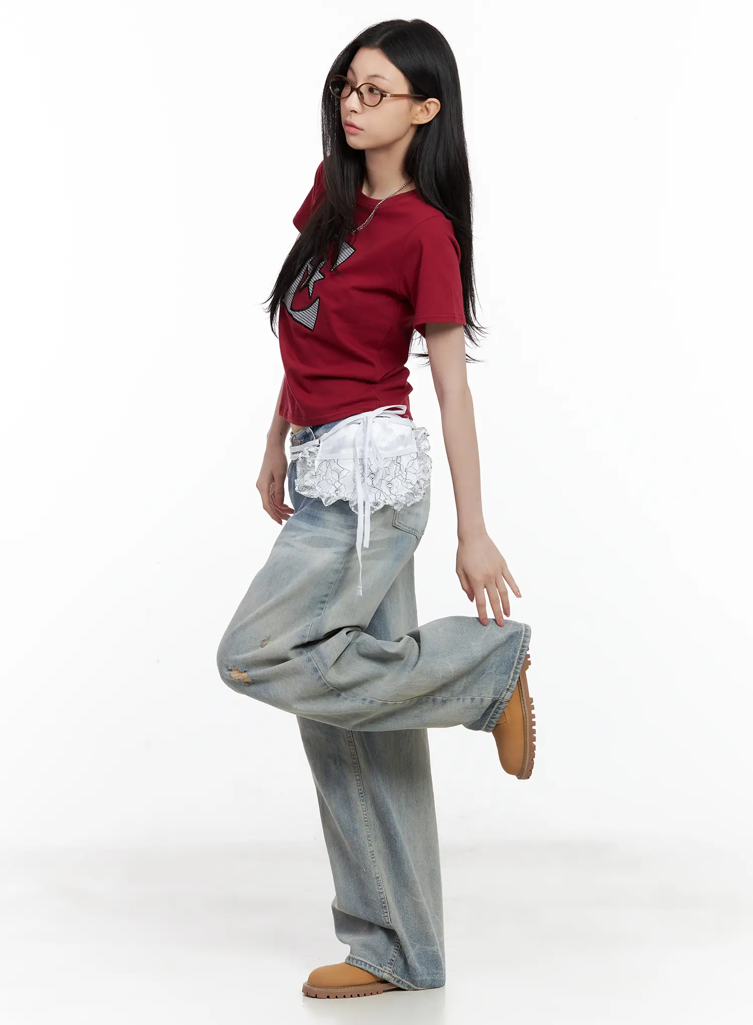 Star Print Casual Tee CL501 - Image 13