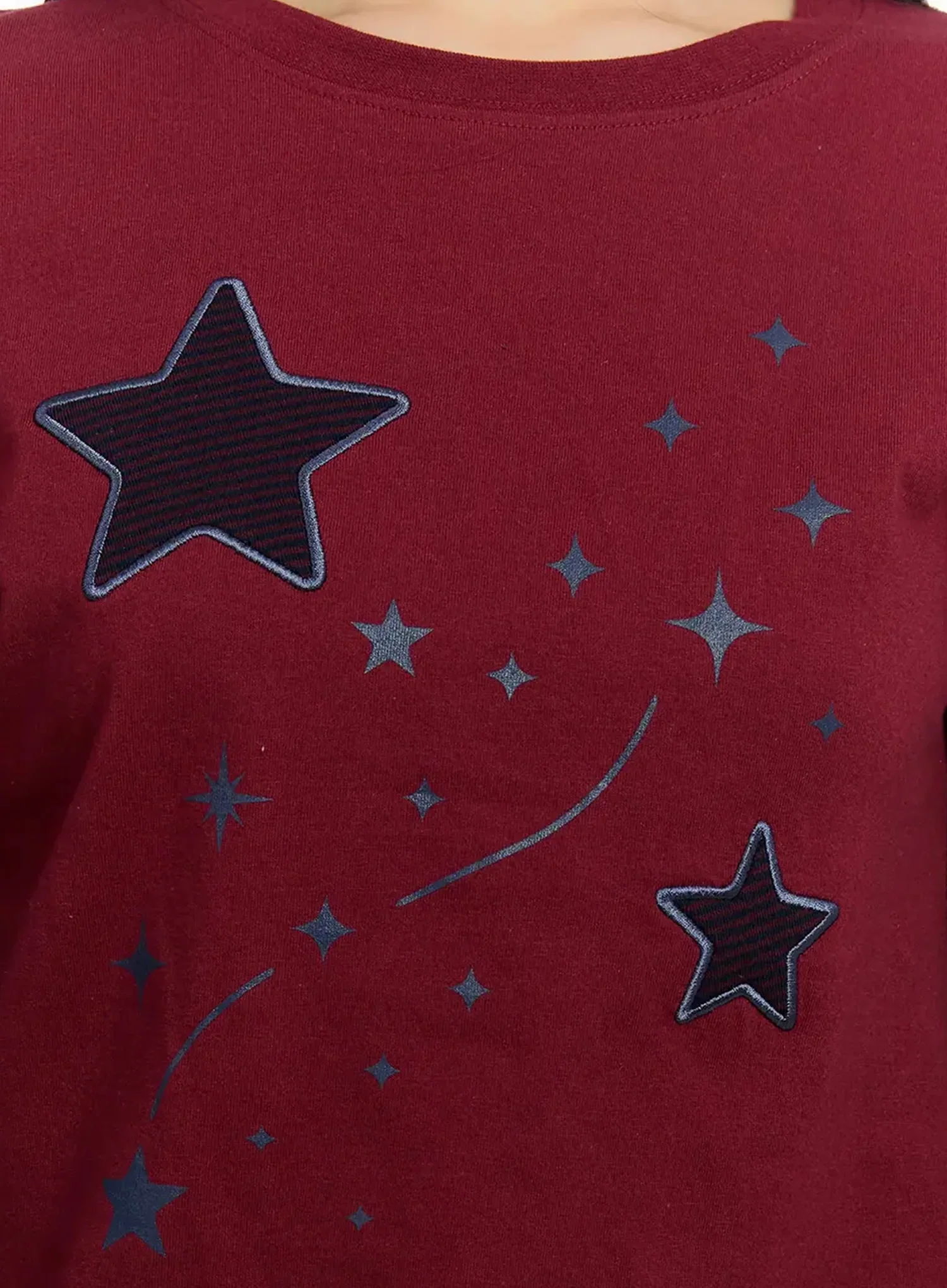 Star-Themed Layered Sleeve Top IM509 - Image 17