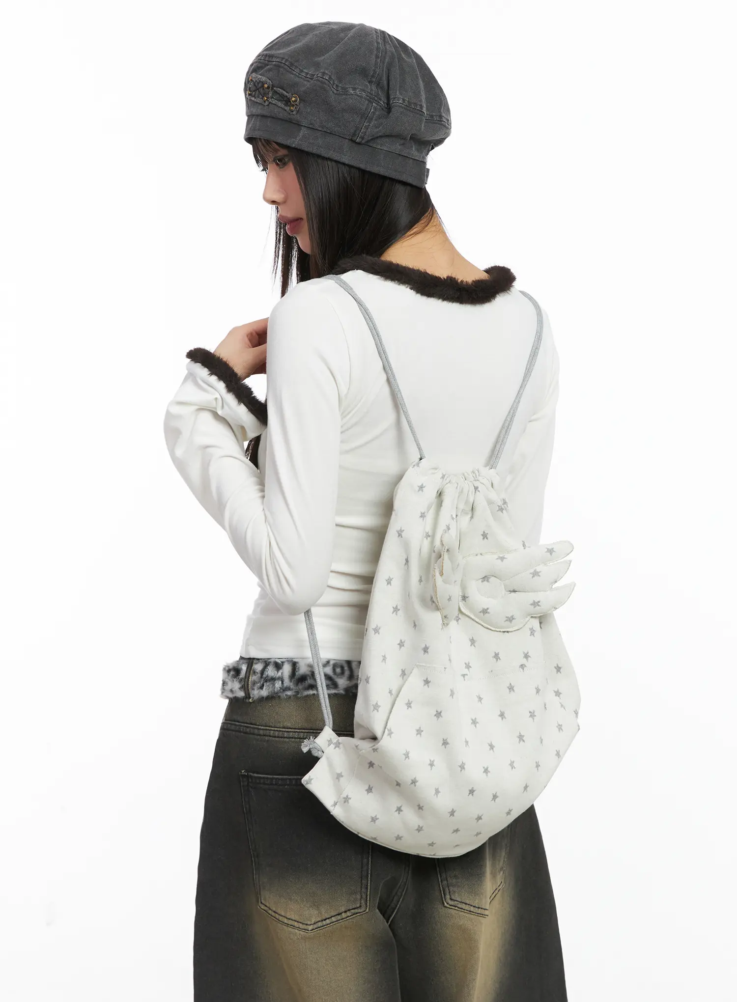 Starry Angel Drawstring Bag CD519 - Image 2