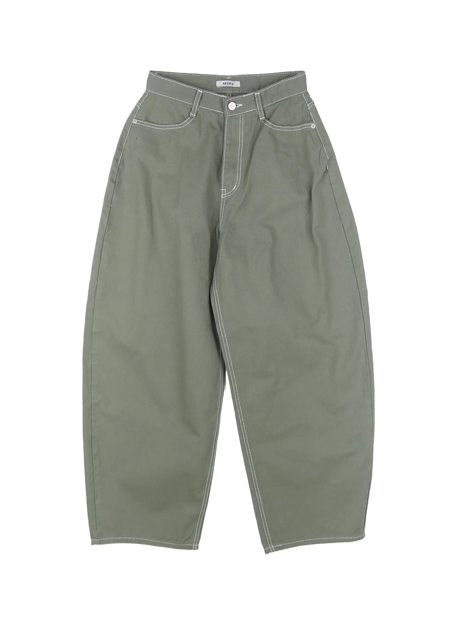 Stitched Wide-Fit Pants CU518 - Image 11