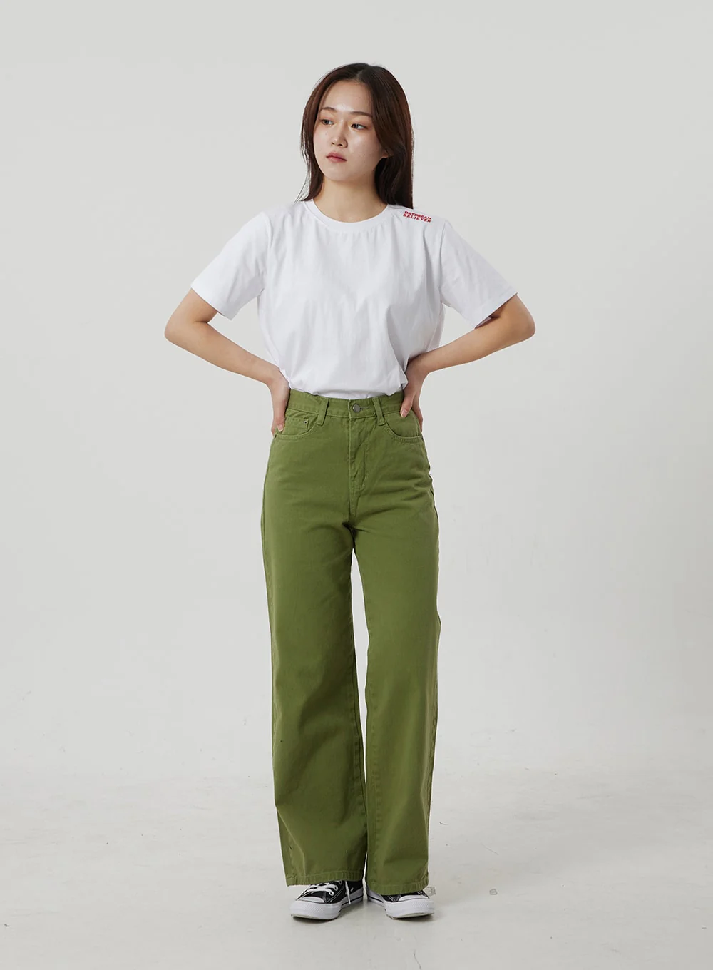 Straight Leg Pants OF306 - Image 5