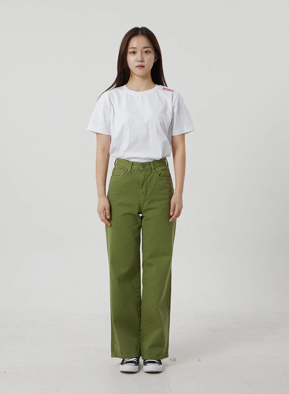 Straight Leg Pants OF306 - Image 7