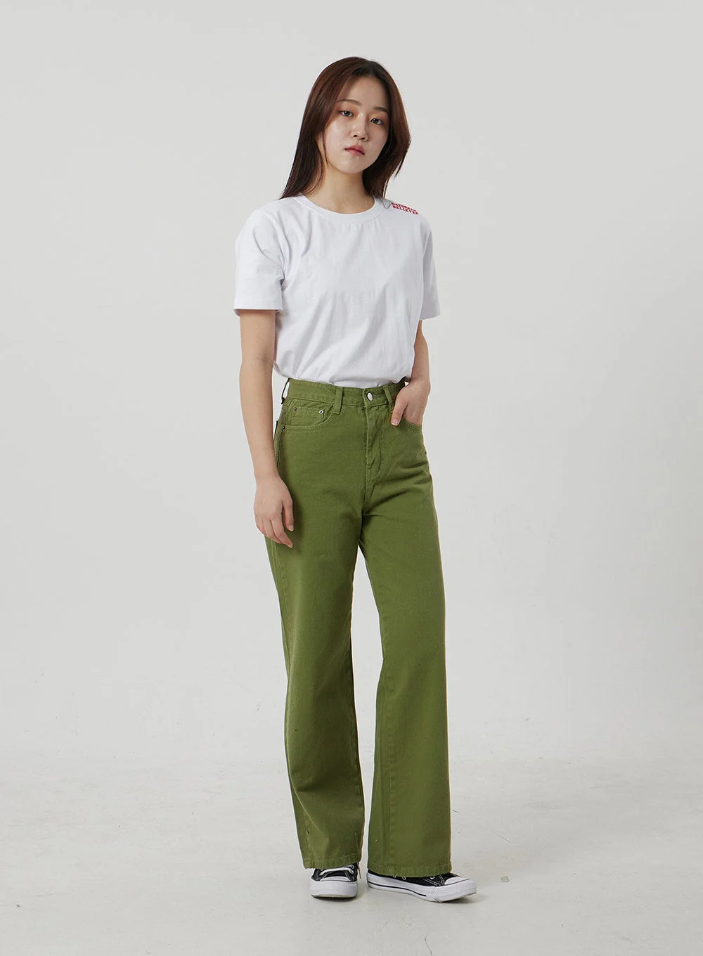 Straight Leg Pants OF306 - Image 9