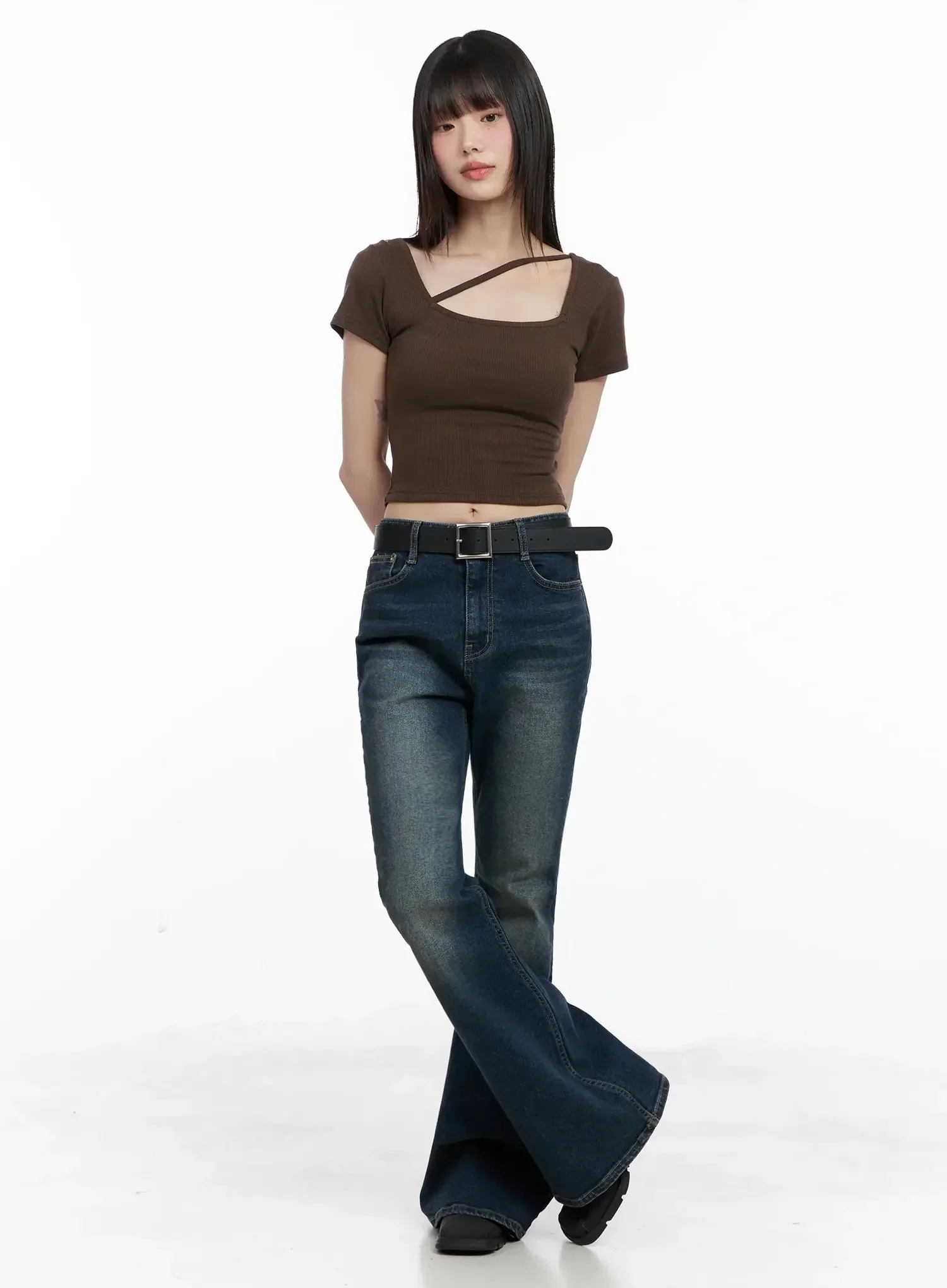 Strappy Square Neck Crop Top IL531 - Image 15