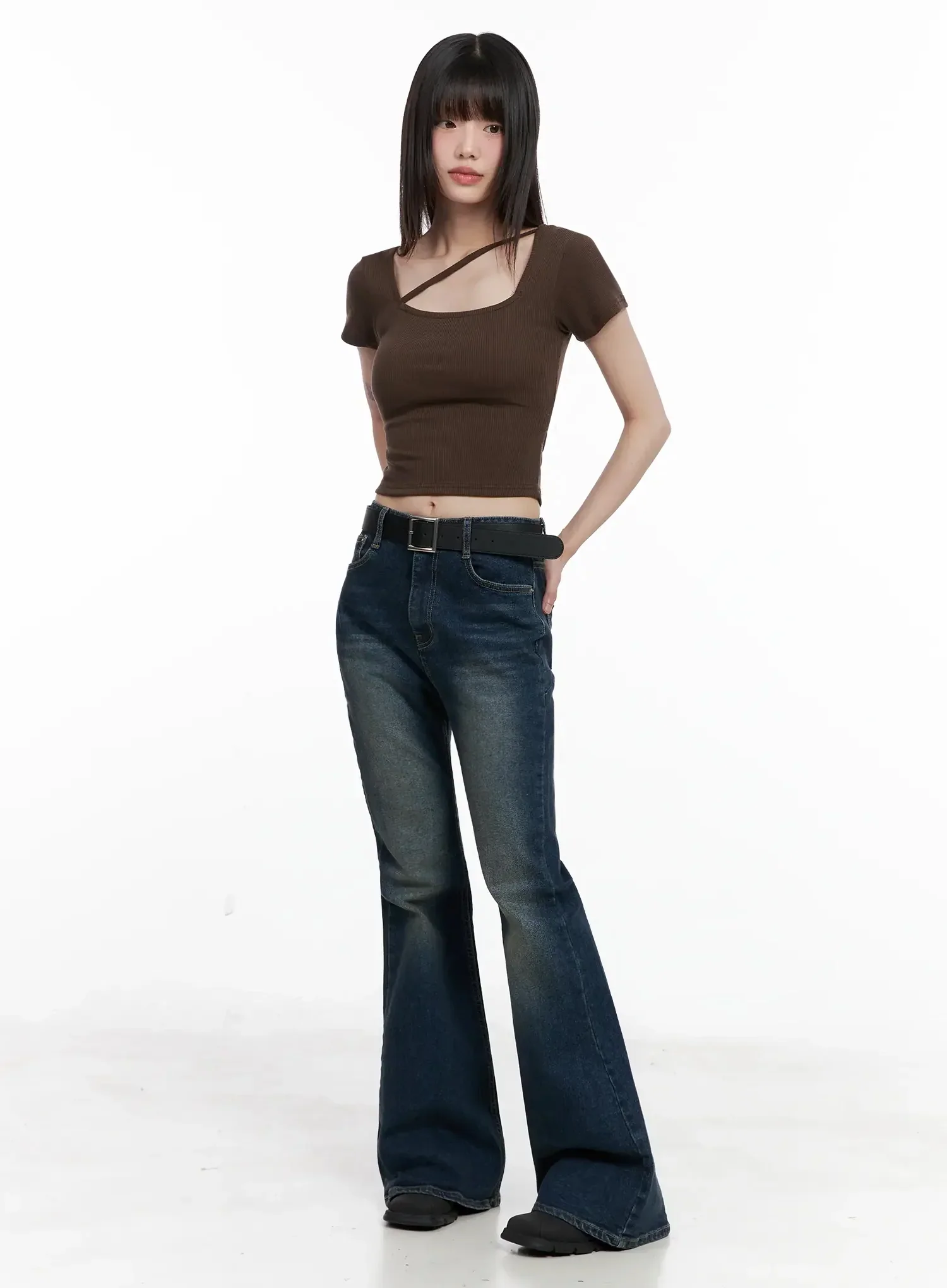 Strappy Square Neck Crop Top IL531 - Image 16