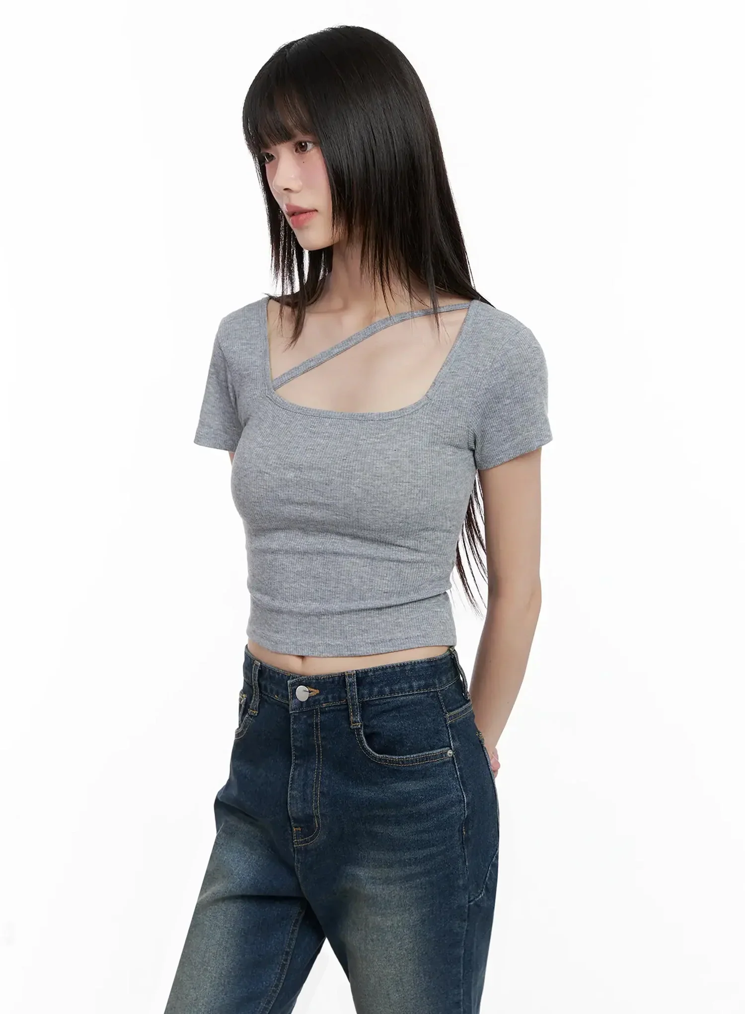 Strappy Square Neck Crop Top IL531 - Image 7