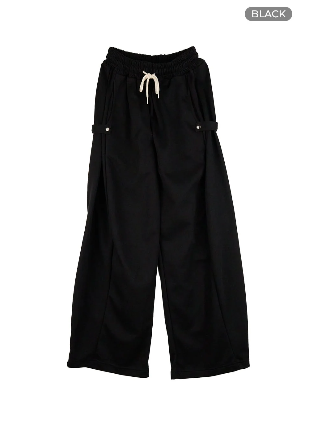 String Banded Pintuck Sweatpants CG421 - Image 9