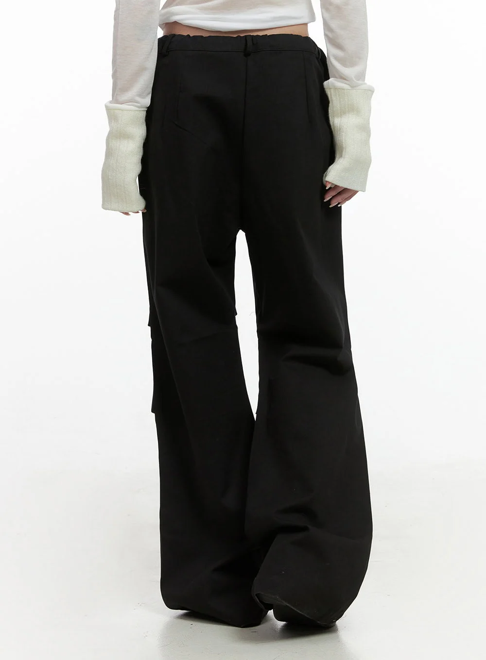String Boot-Cut Parachuate Pants CS430 - Image 7