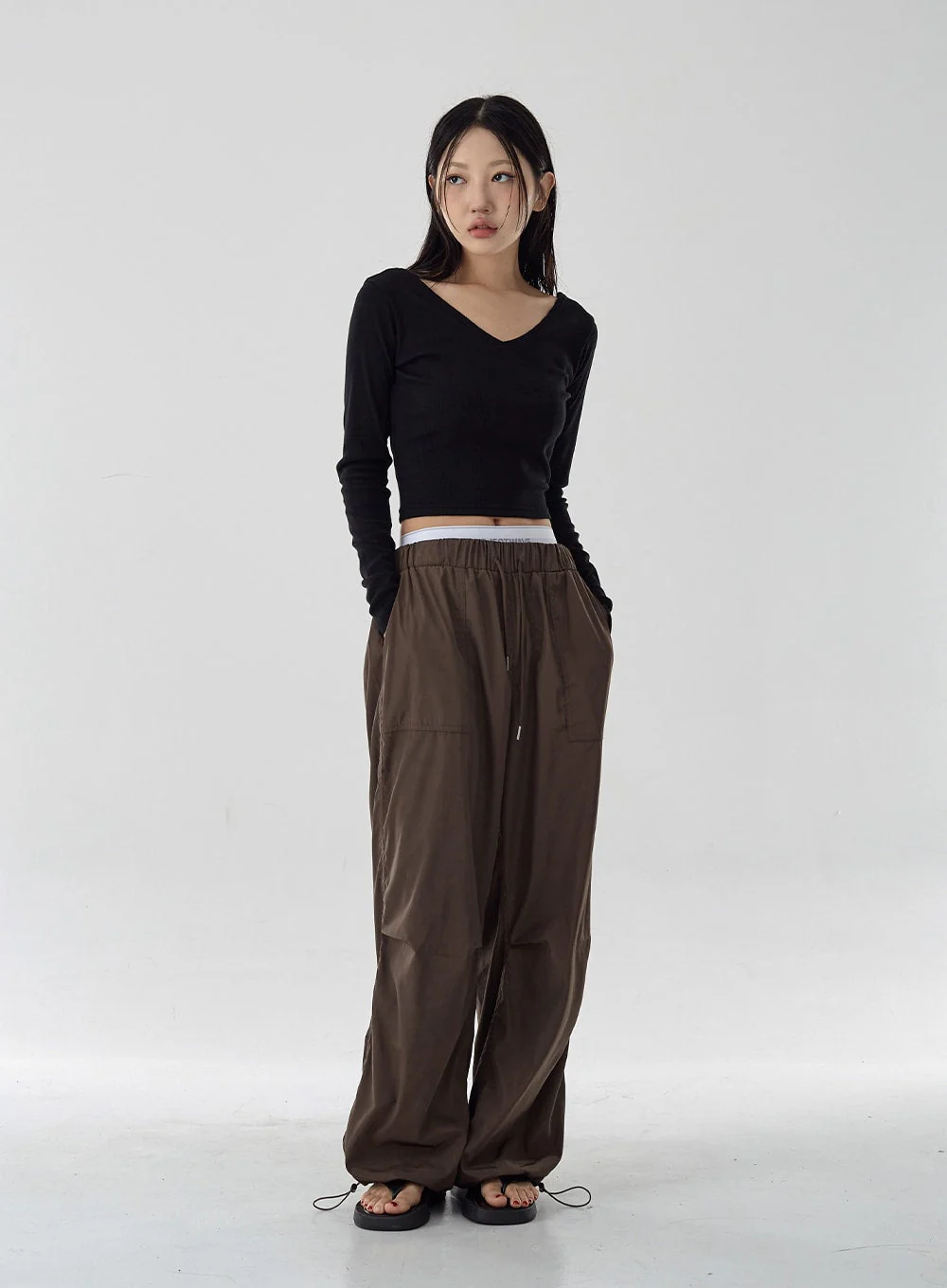 String Wide Pants Unisex CG11 - Image 13