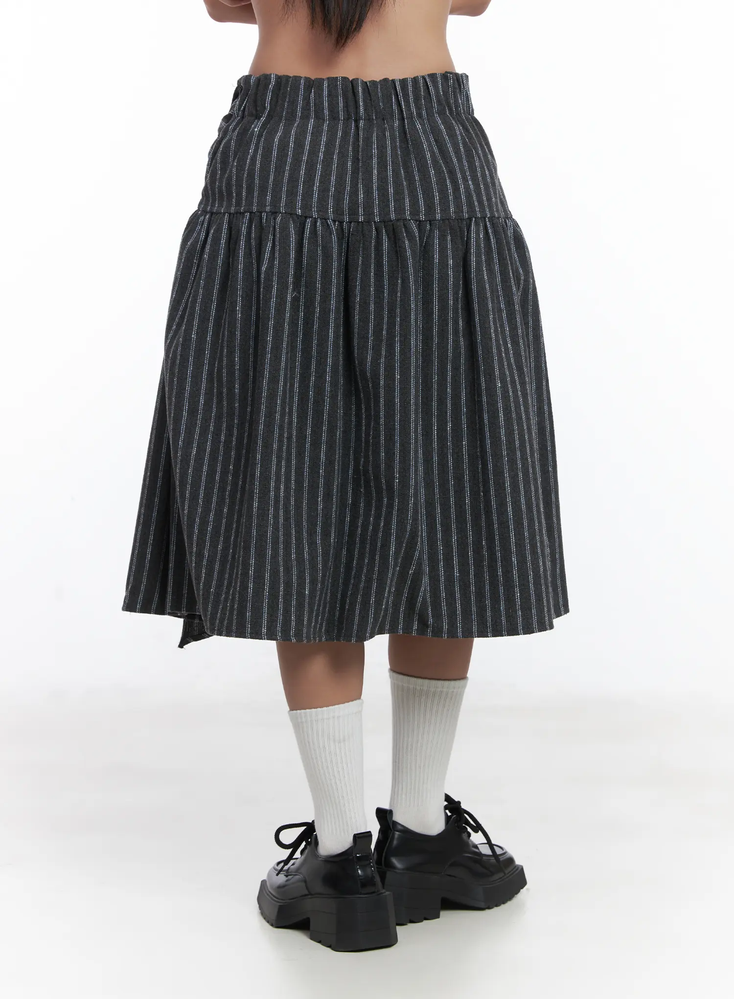 Stripe Wrap Midi Skirt CD529 - Image 5