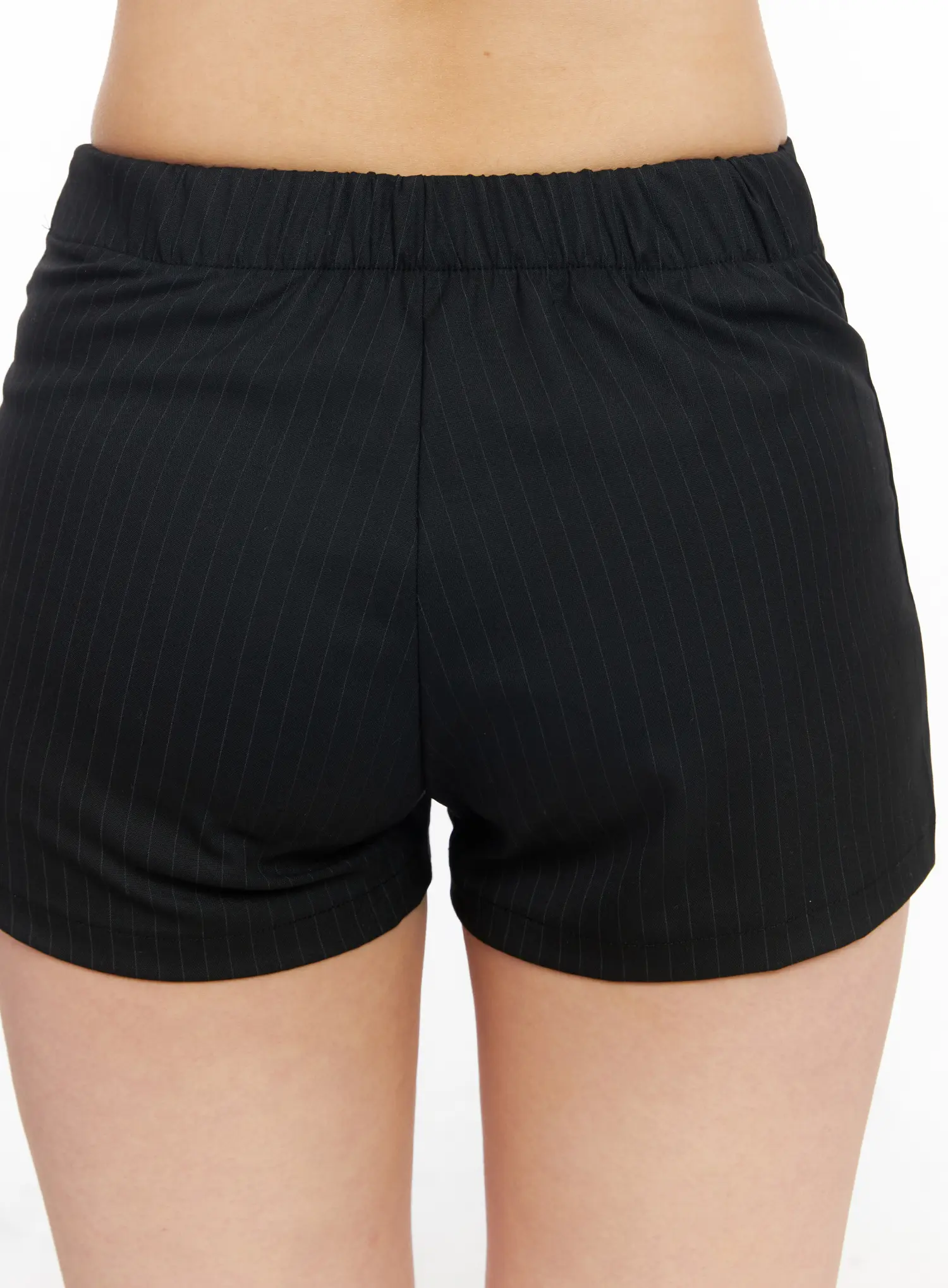 Striped Tailored Mini Shorts CM517 - Image 6
