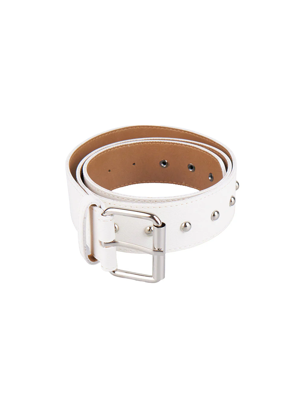 Studded Faux-Leather Belt CJ524 - Image 7