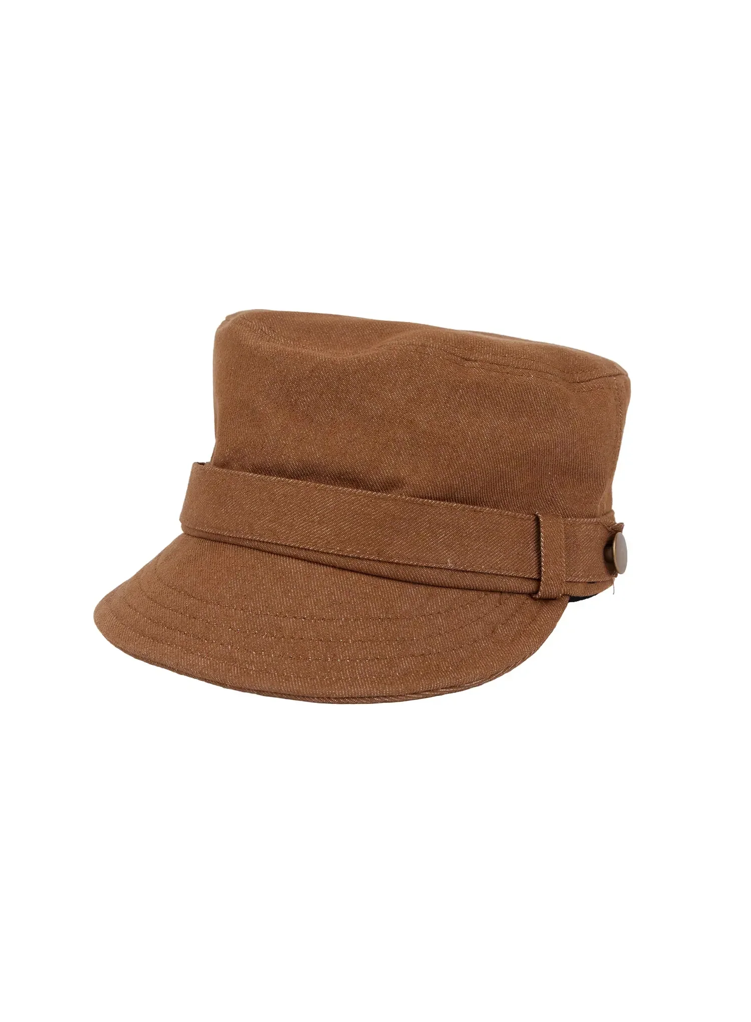 Stylish Denim Button Military Cap IM530 - Image 11