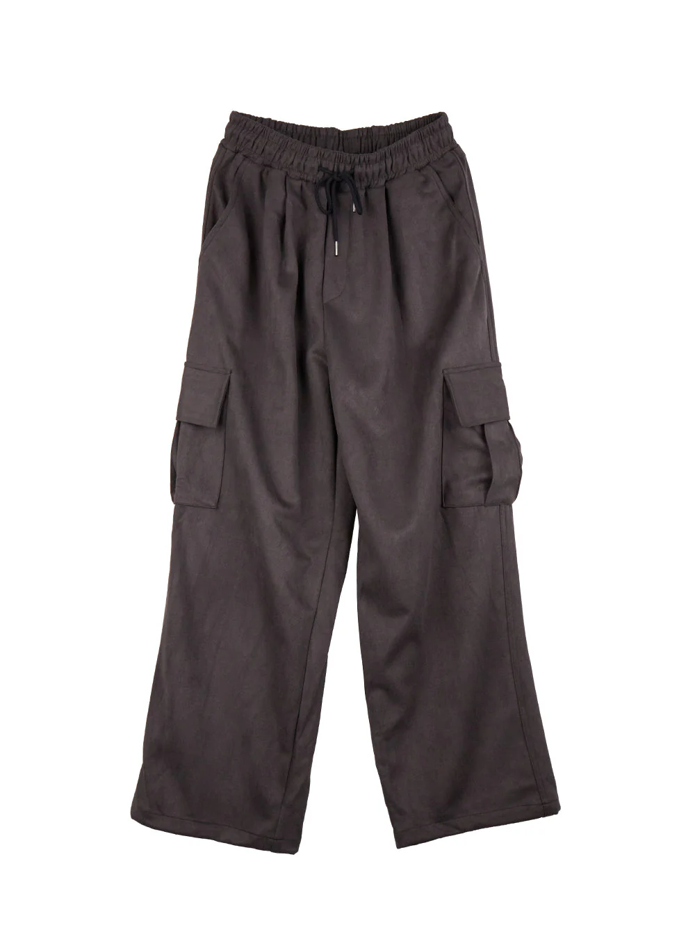 Suede Wide-Fit Cargo Sweatpants CJ507 - Image 11