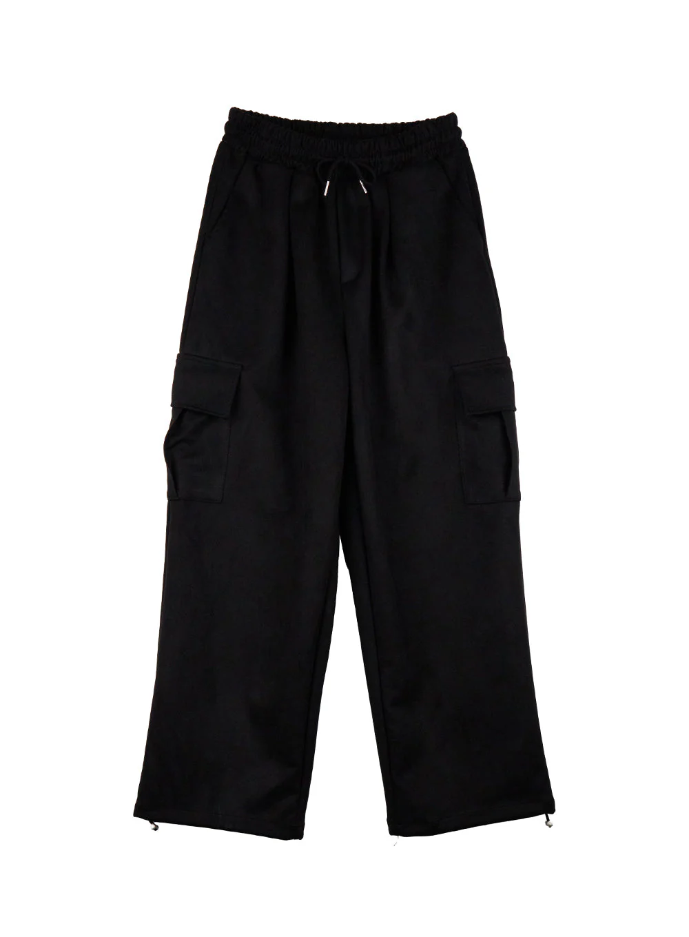 Suede Wide-Fit Cargo Sweatpants CJ507 - Image 12