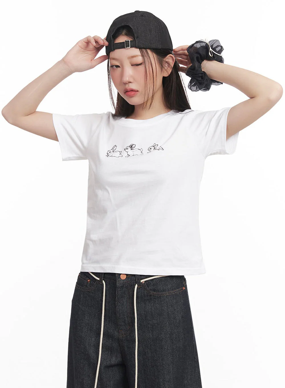 Sweet Bunny Graphic Top IM528 - Image 5