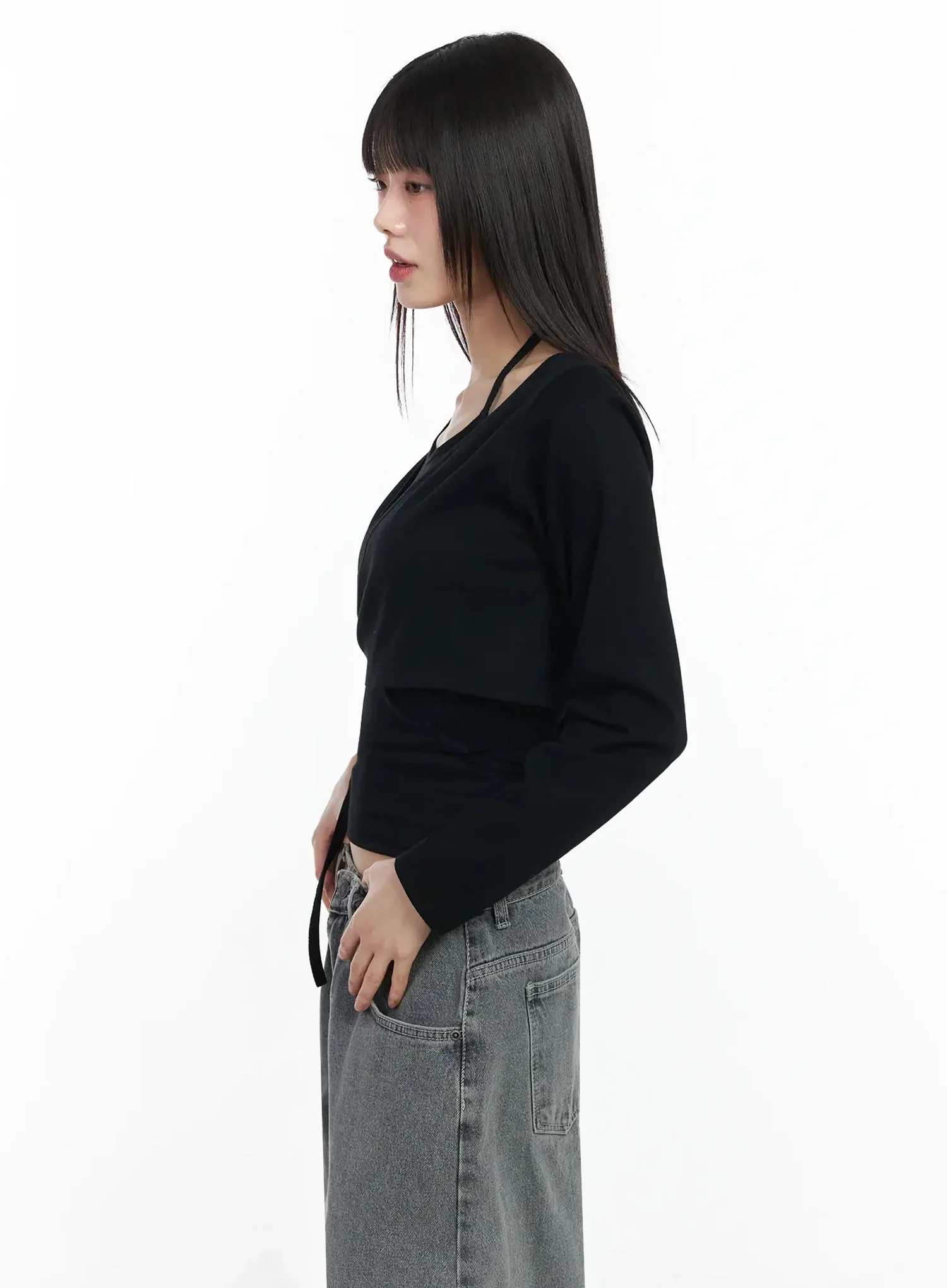Tank and Wrap Cardigan Set IM530 - Image 8