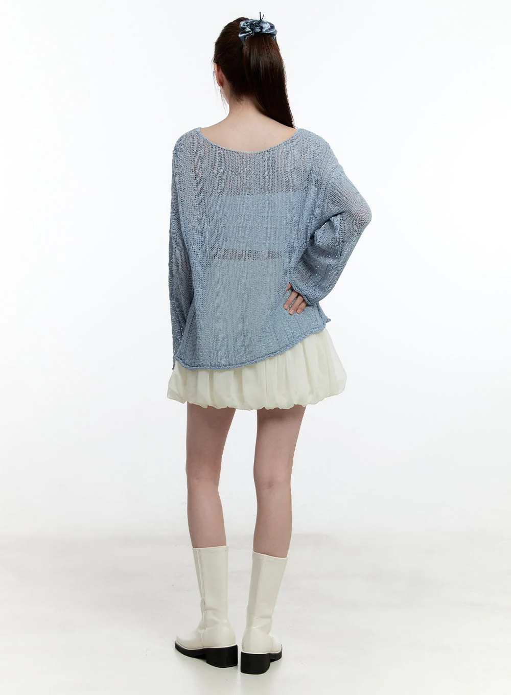 Tiered Balloon Mini Skirt CM521 - Image 4